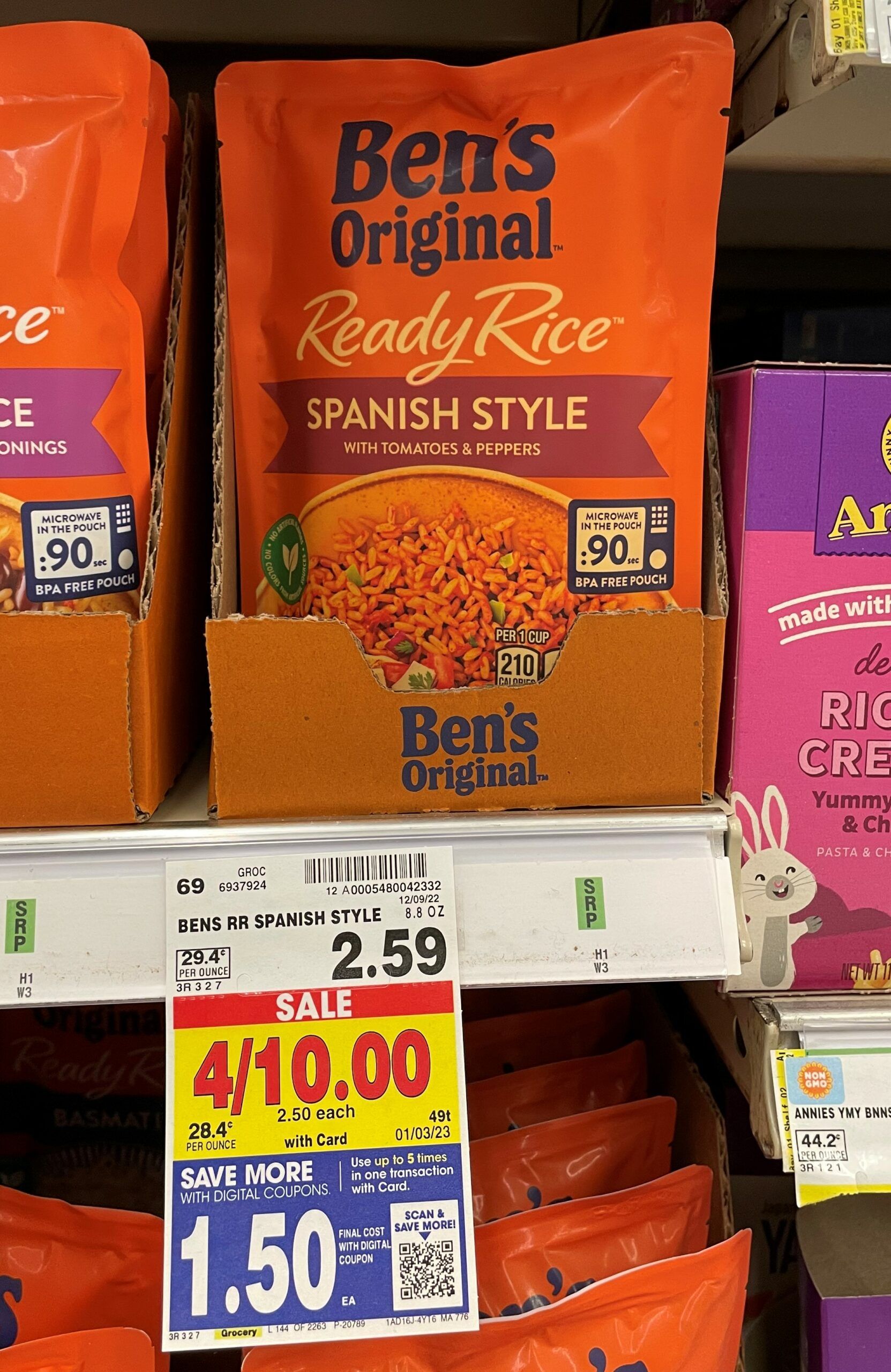 ben's ready rice kroger shelf image 2
