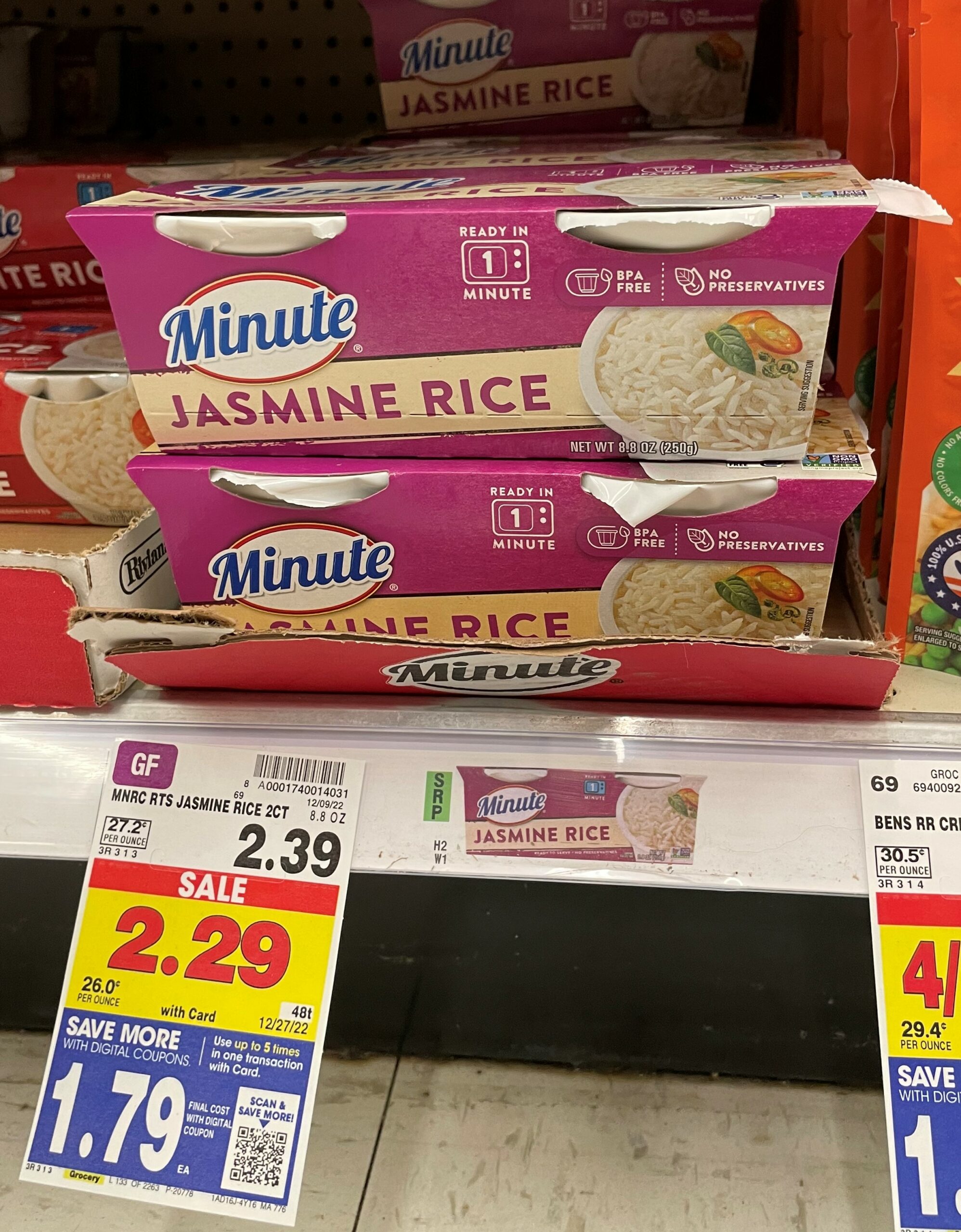 minute rice kroger shelf image 5