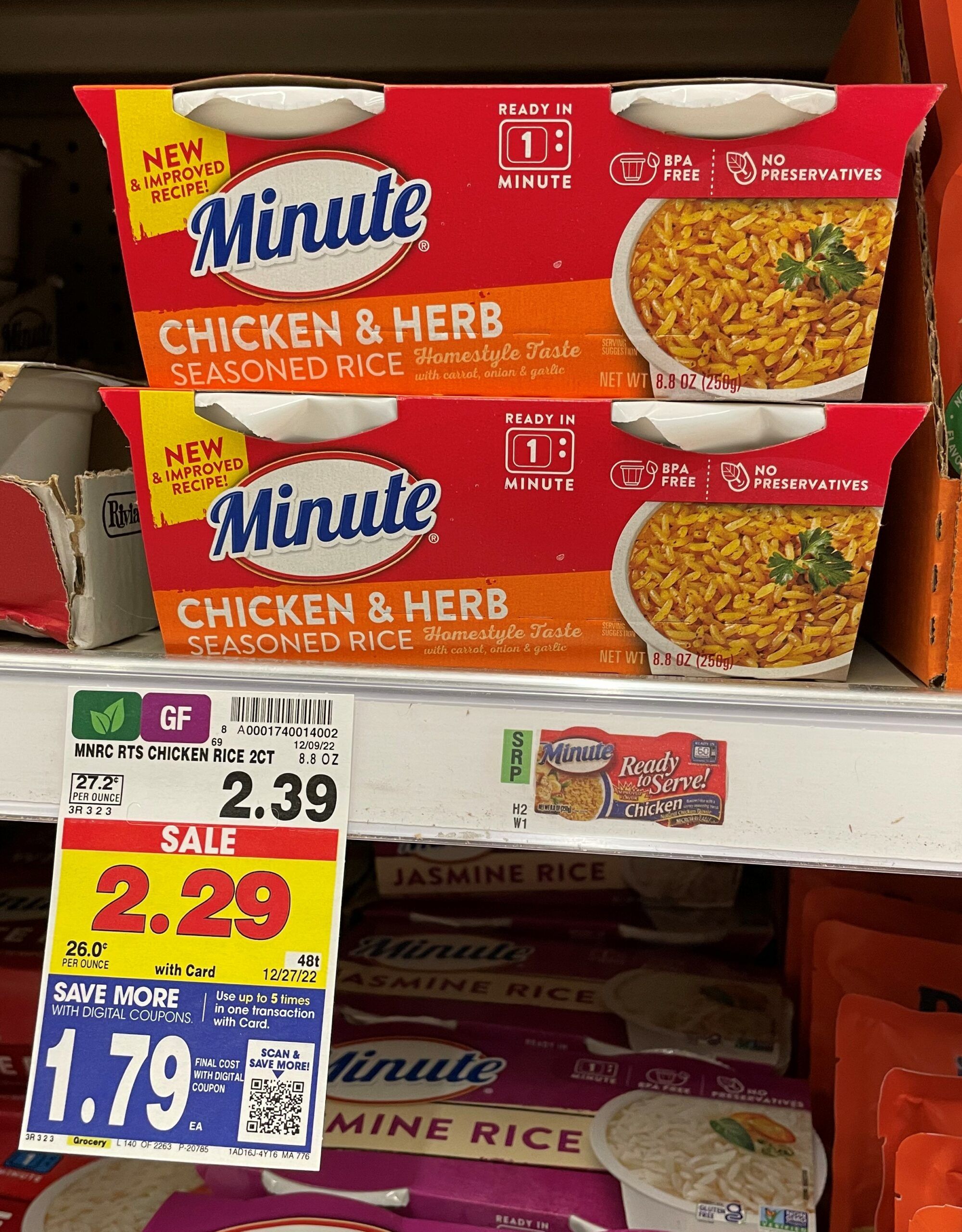 minute rice kroger shelf image 6