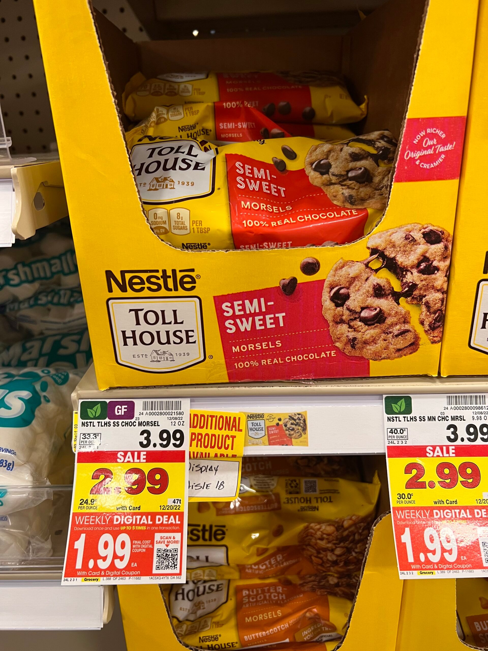 nestle morsels kroger shelf image 1 