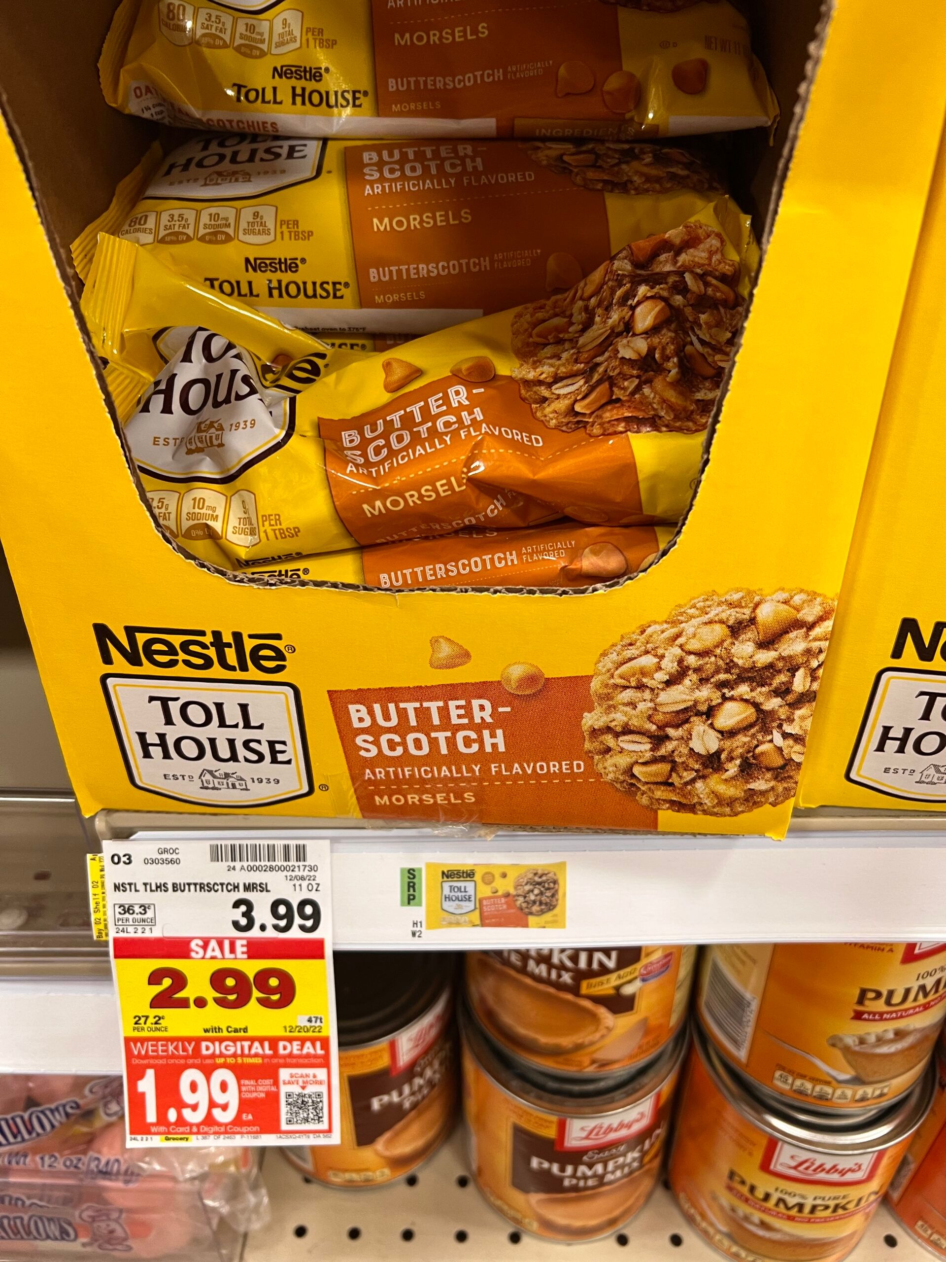 nestle morsels kroger shelf image5