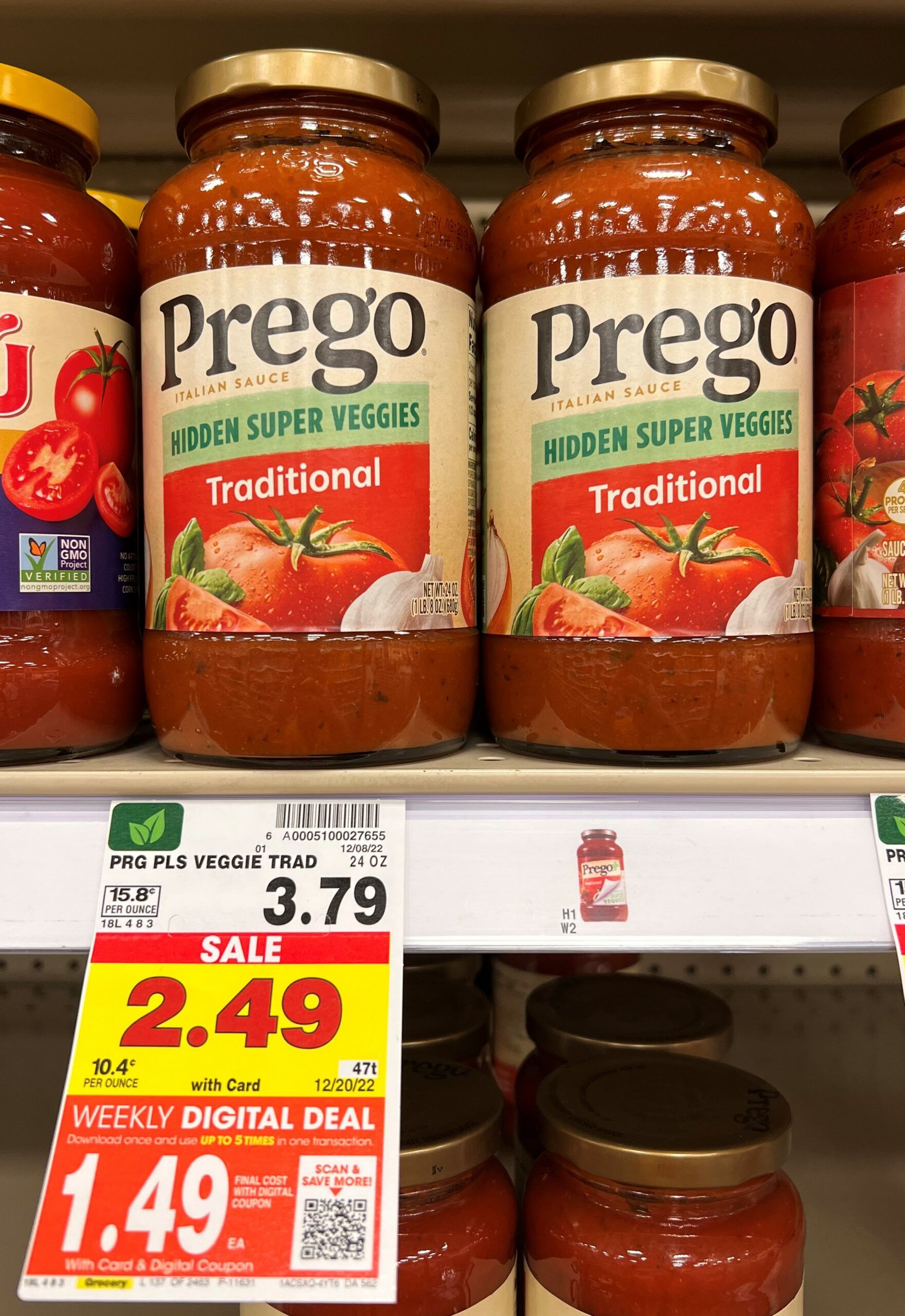 prego pasta sauce kroger shelf image 11