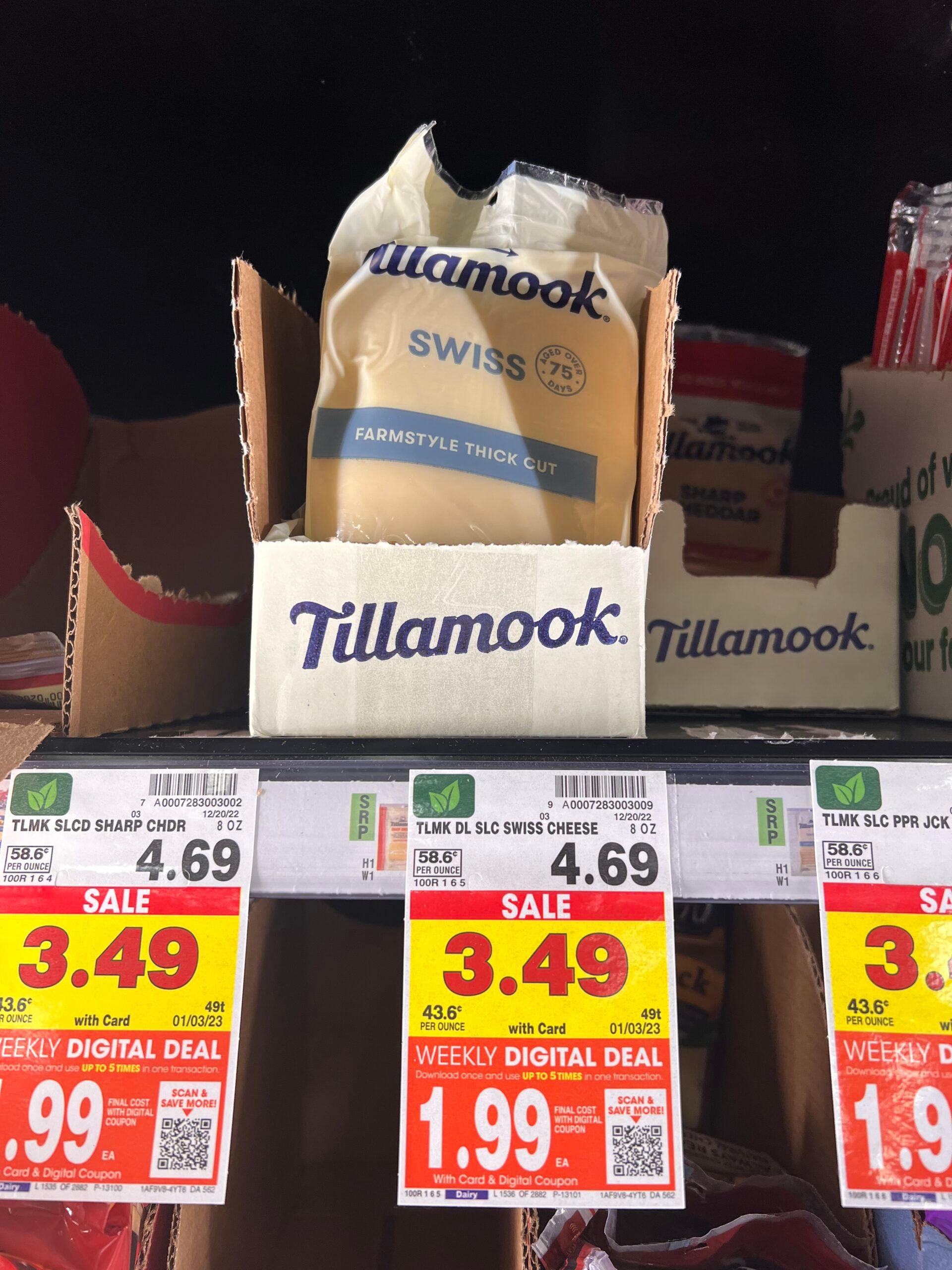 tillamook cheese kroger shelf image 2
