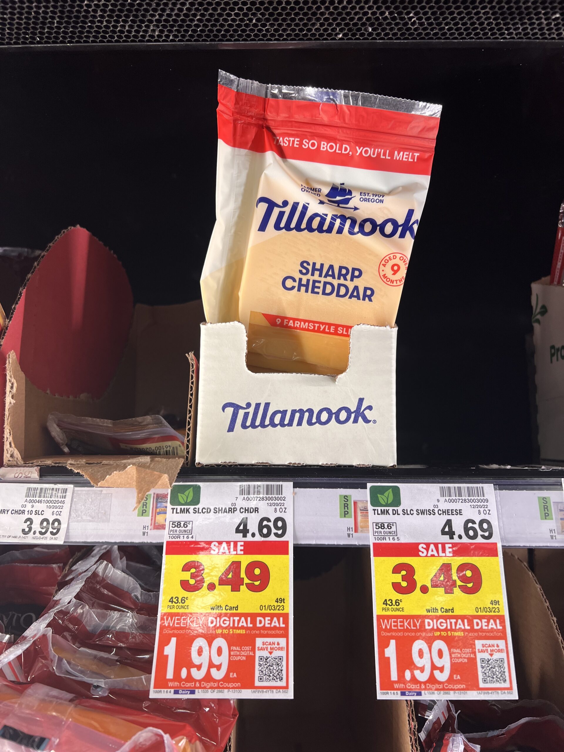 tillamook cheese kroger shelf image 3