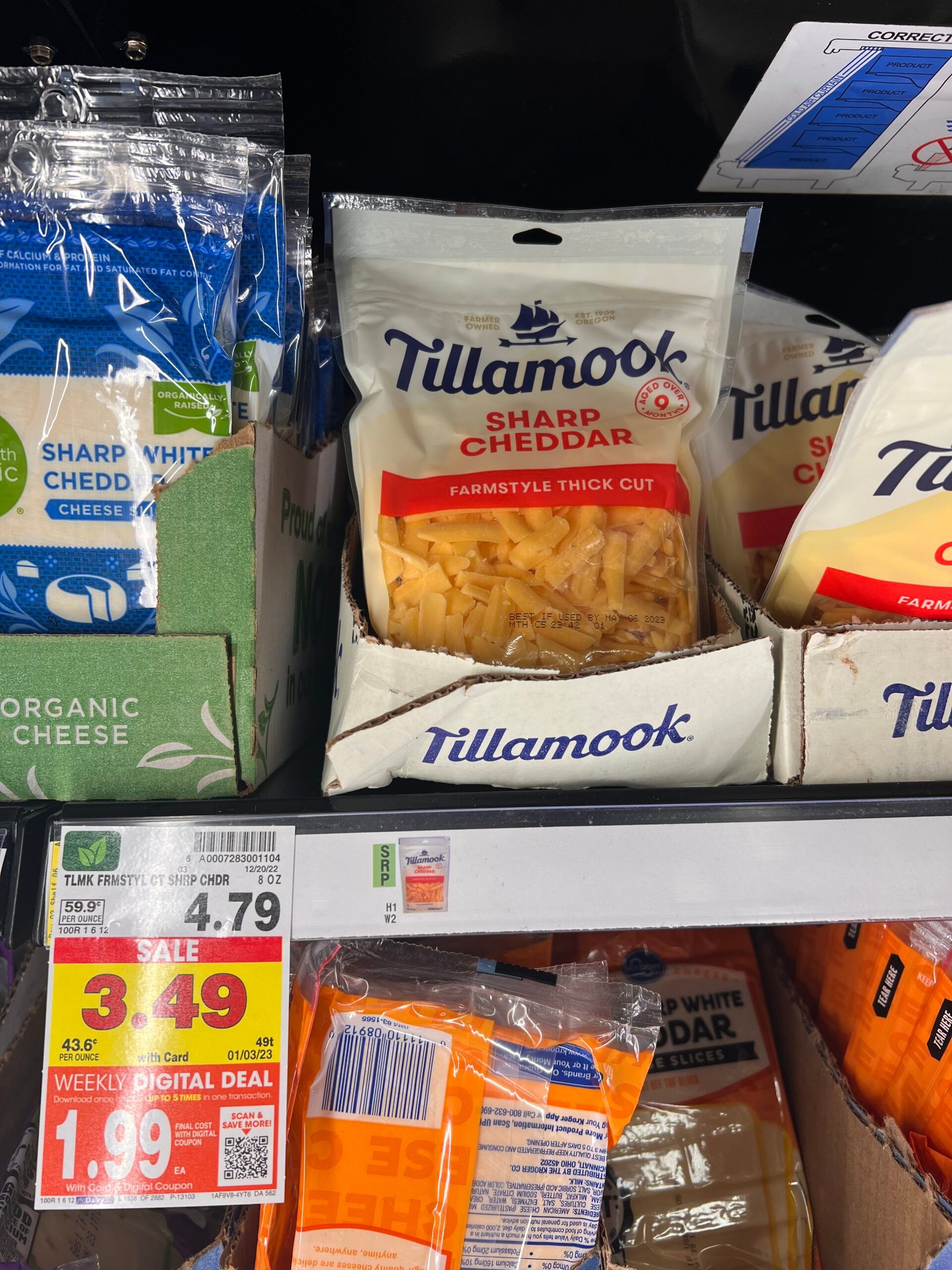 tillamook cheese kroger shelf image 4
