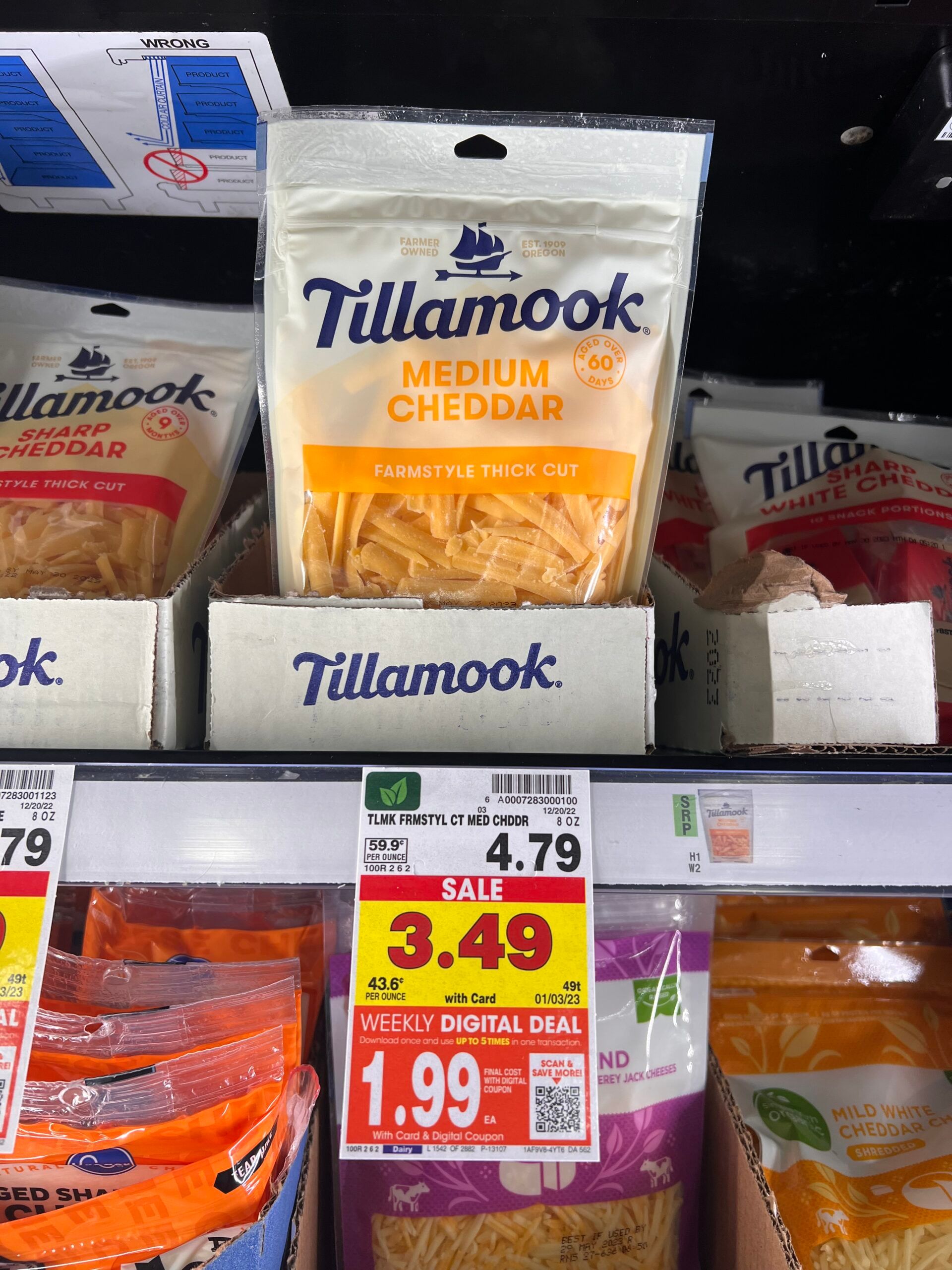 tillamook cheese kroger shelf image 5