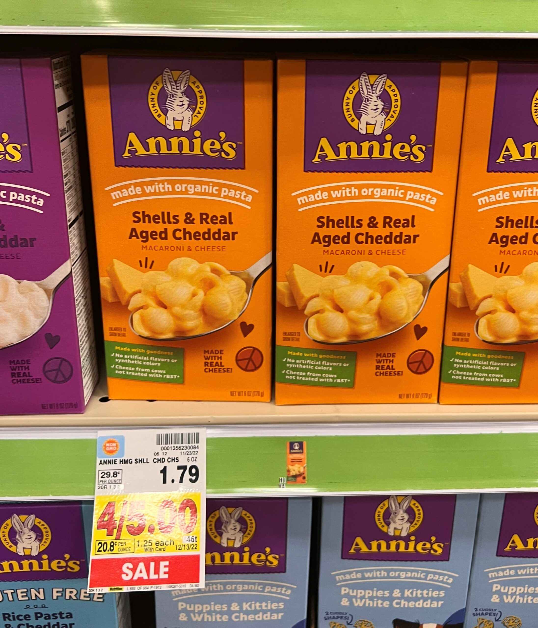 annie's kroger shelf image 5