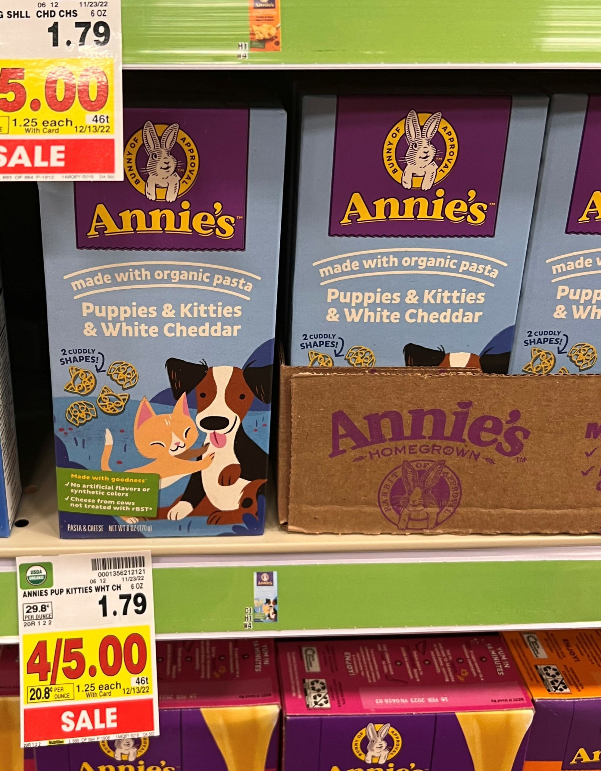 annie's kroger shelf image 1