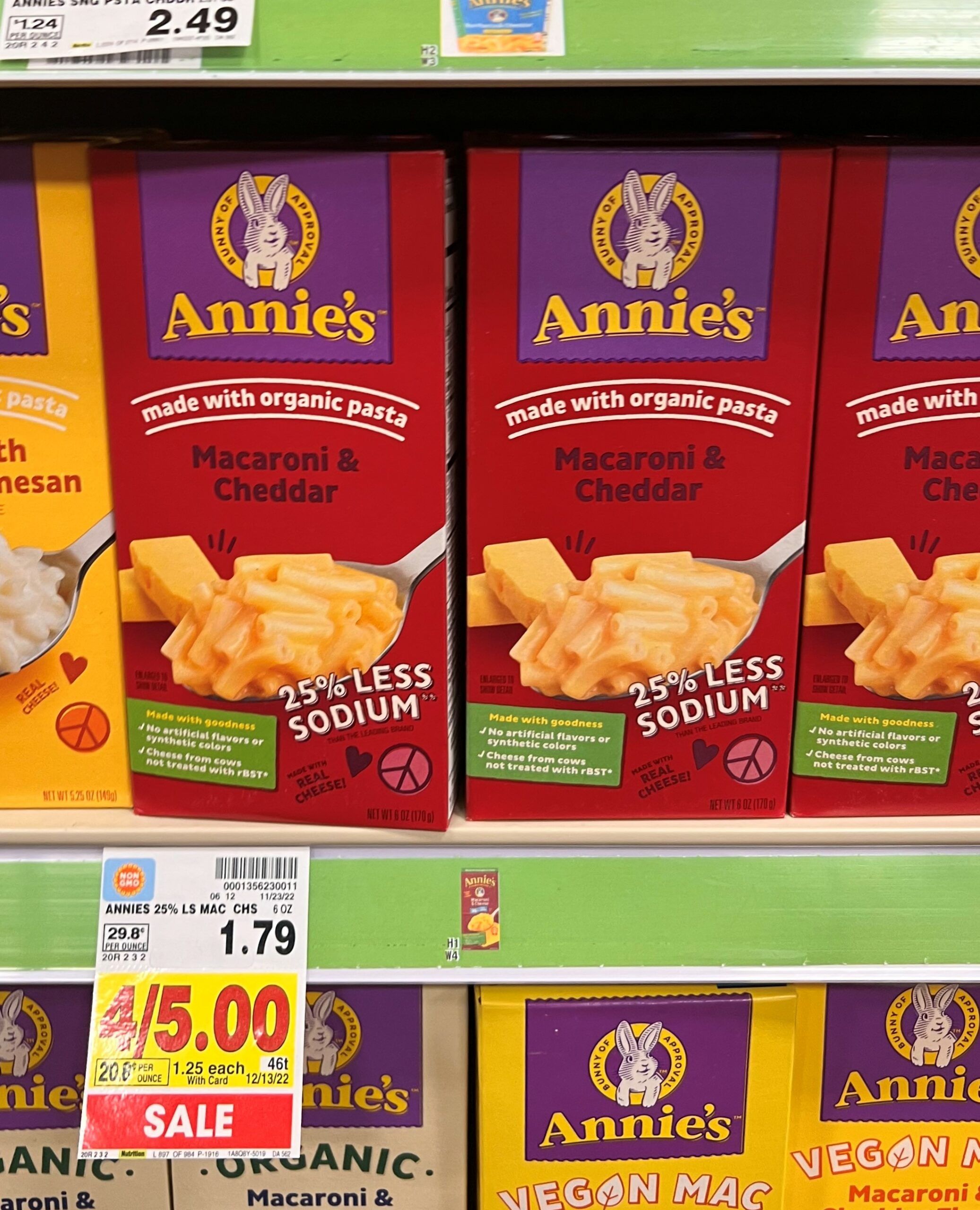annie's kroger shelf image 4