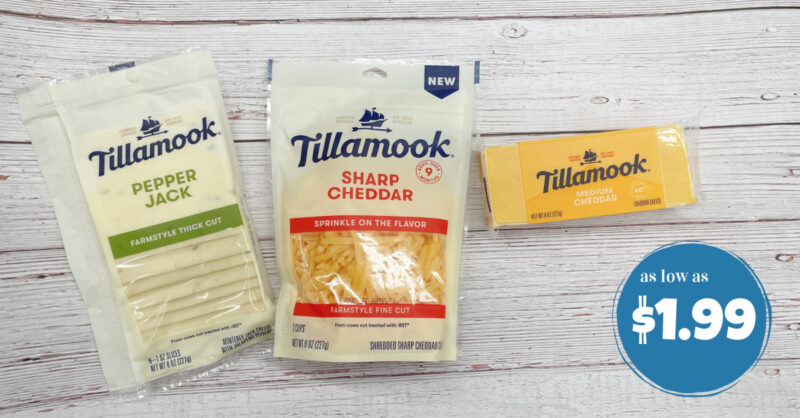 Tillamook Cheese (2) kroger krazy