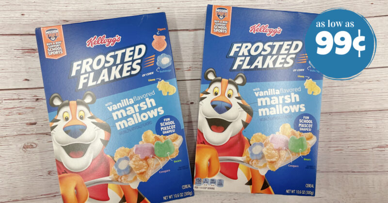kellogg's frosted flakes with marshmallows kroger krazy