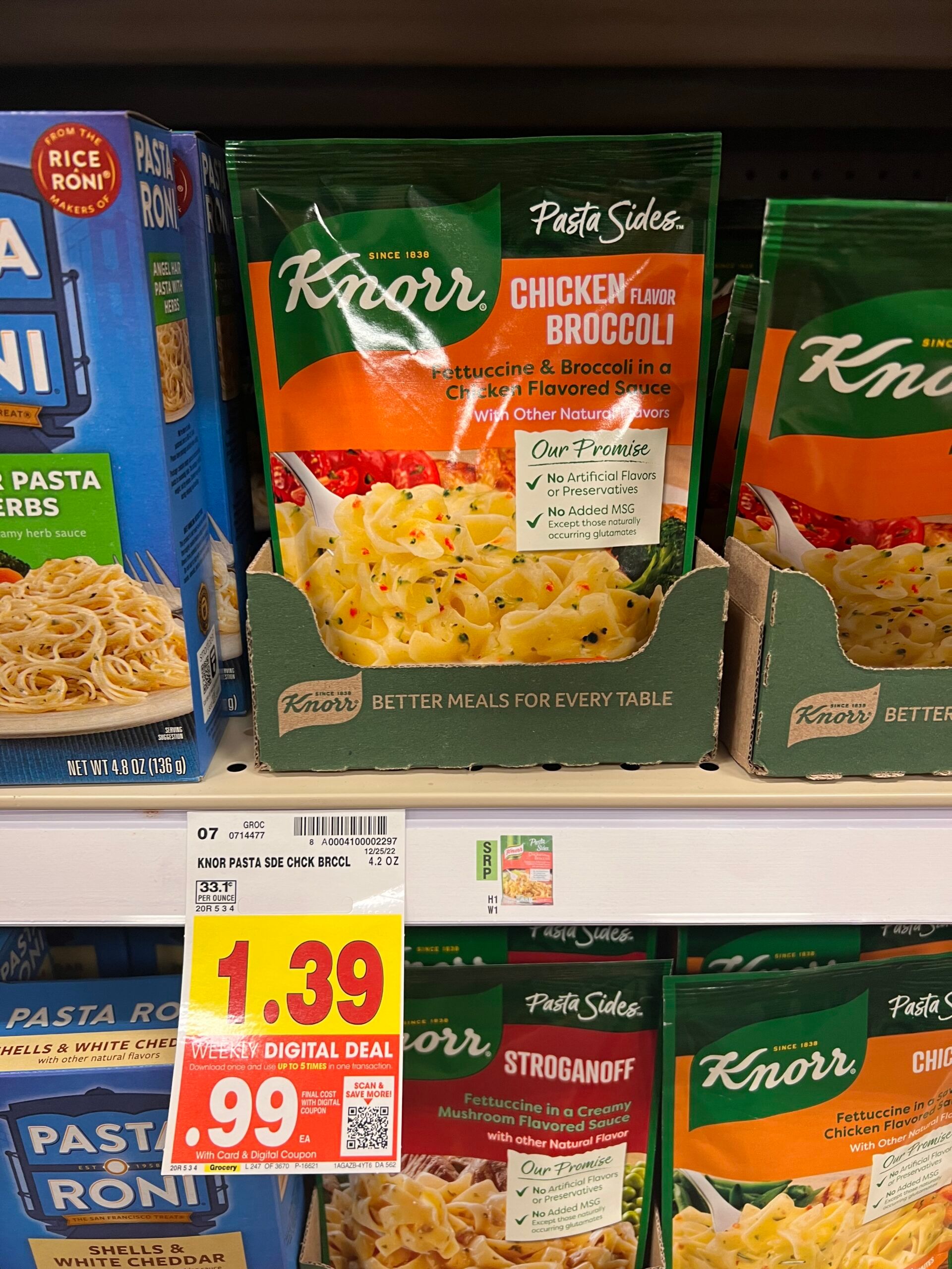 knorr sides kroger shelf image 10