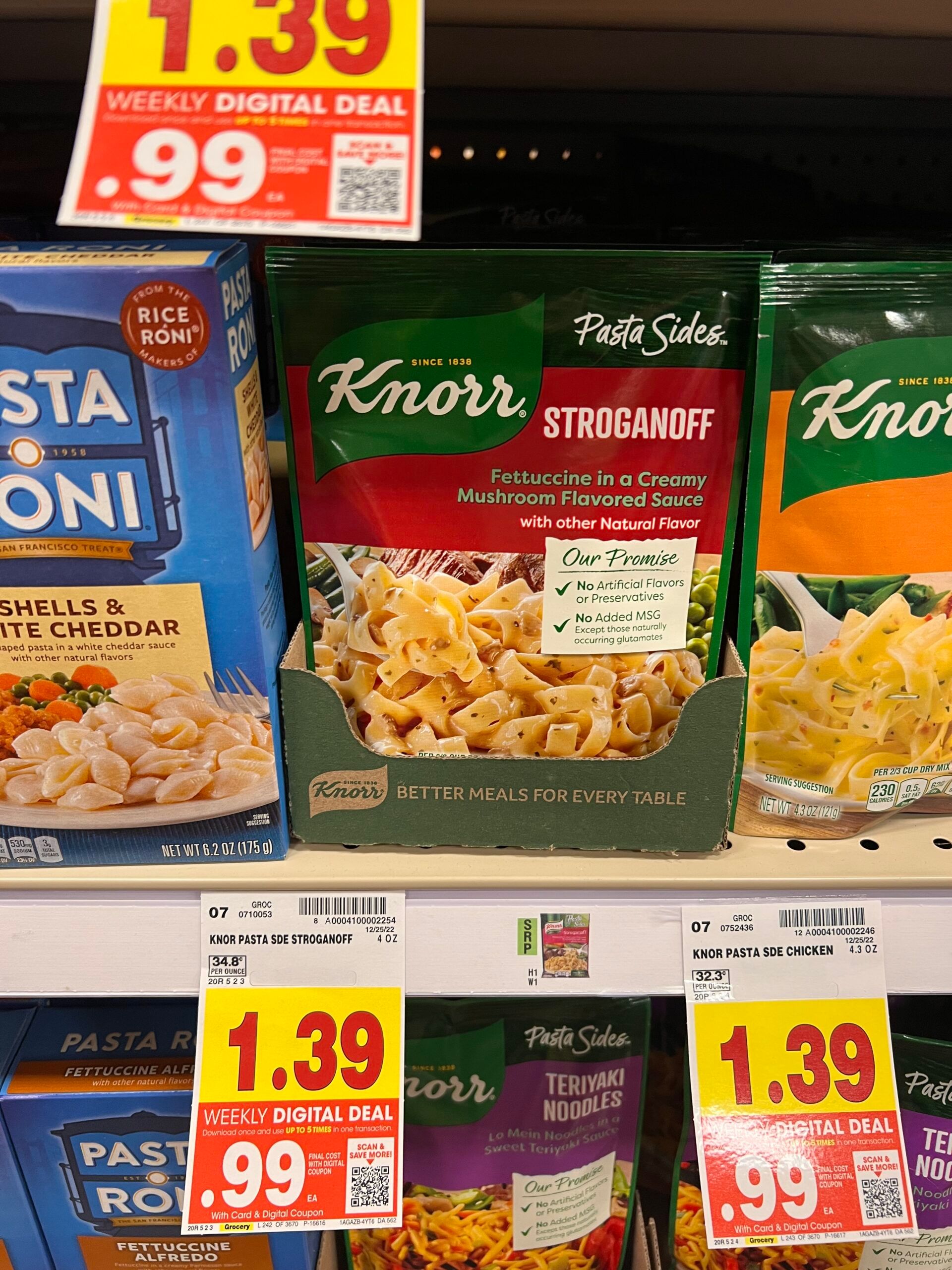 knorr sides kroger shelf image 11