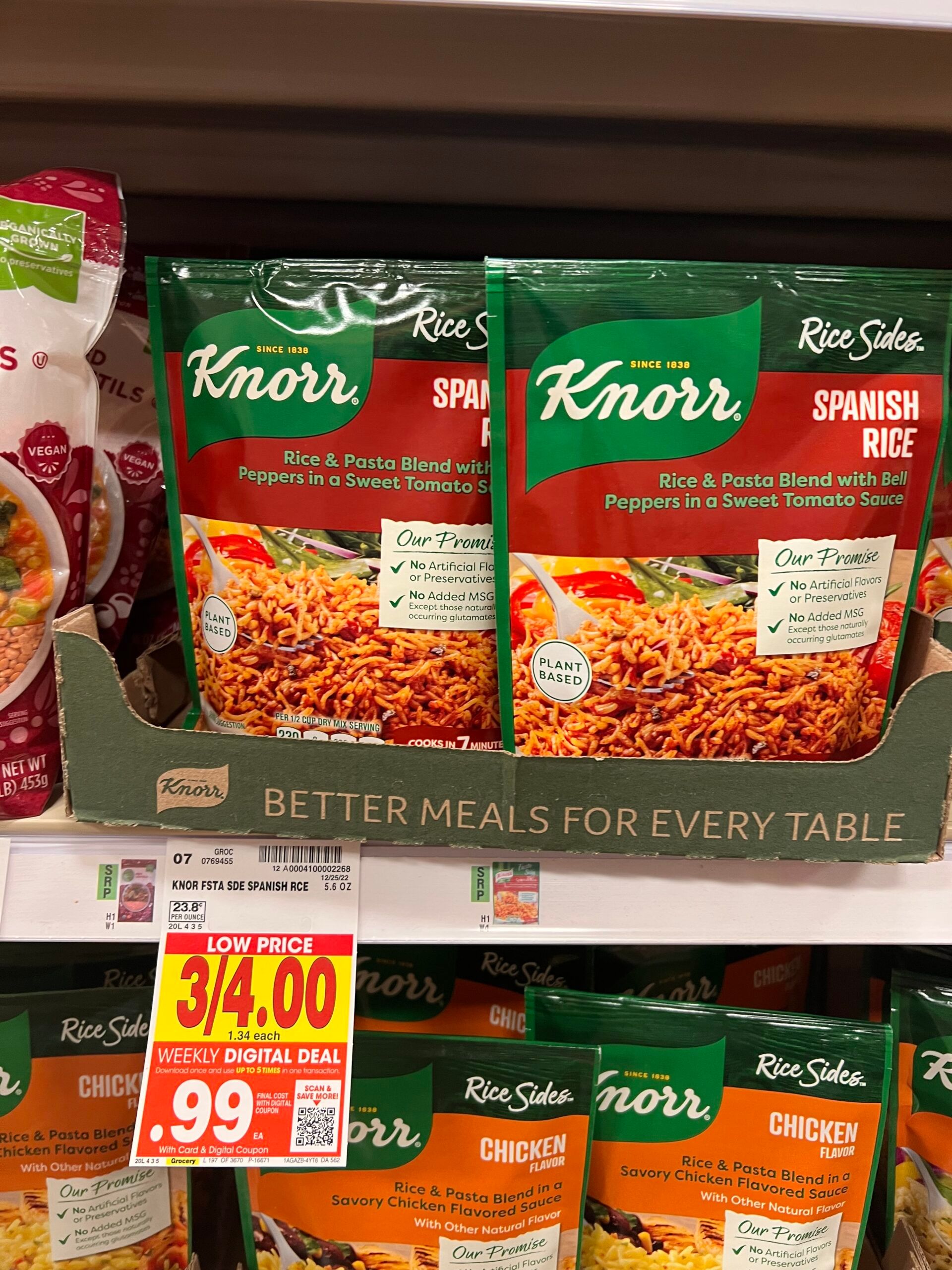knorr sides kroger shelf image 14