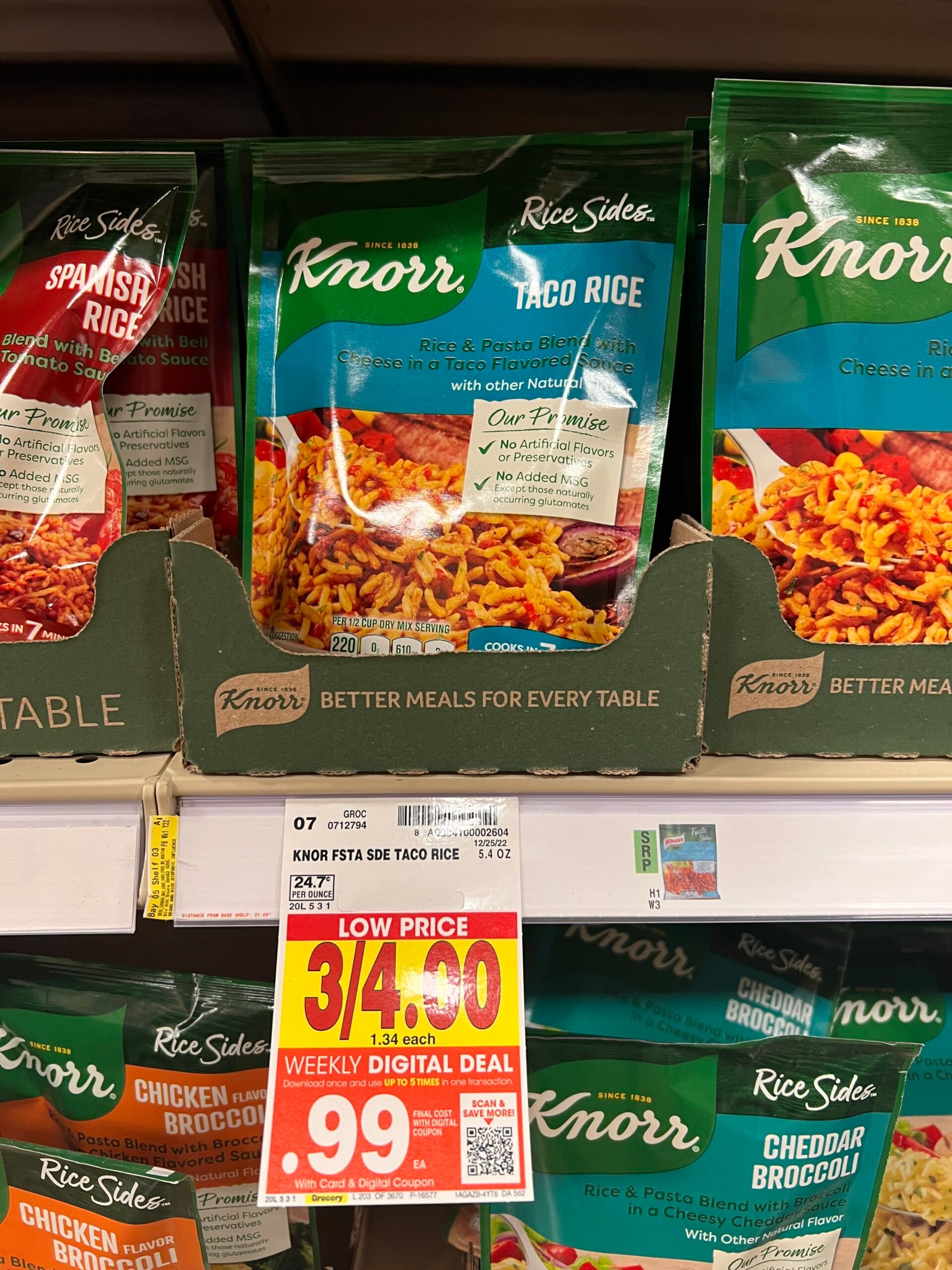 knorr sides kroger shelf image 8