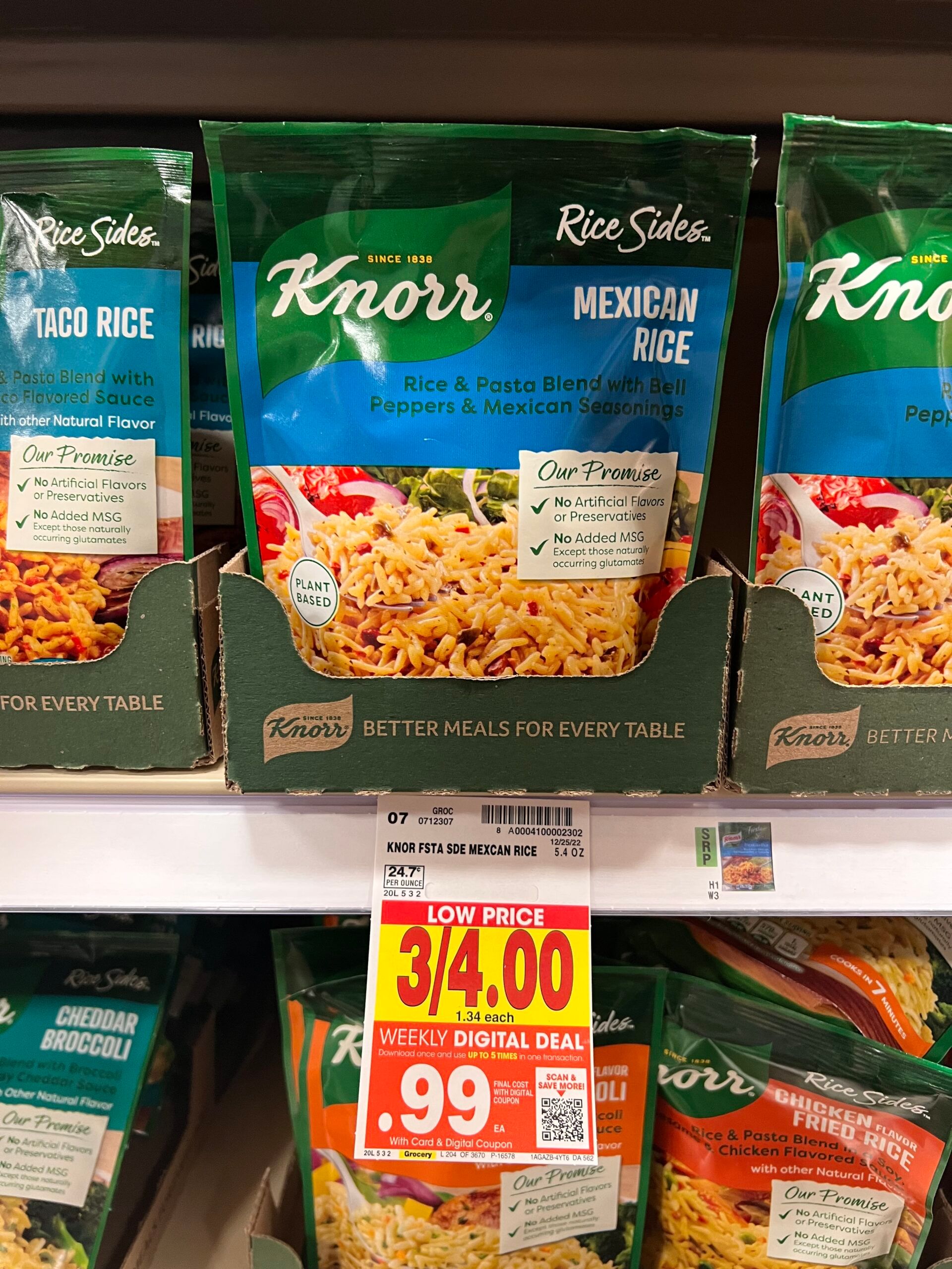 knorr sides kroger shelf image 2