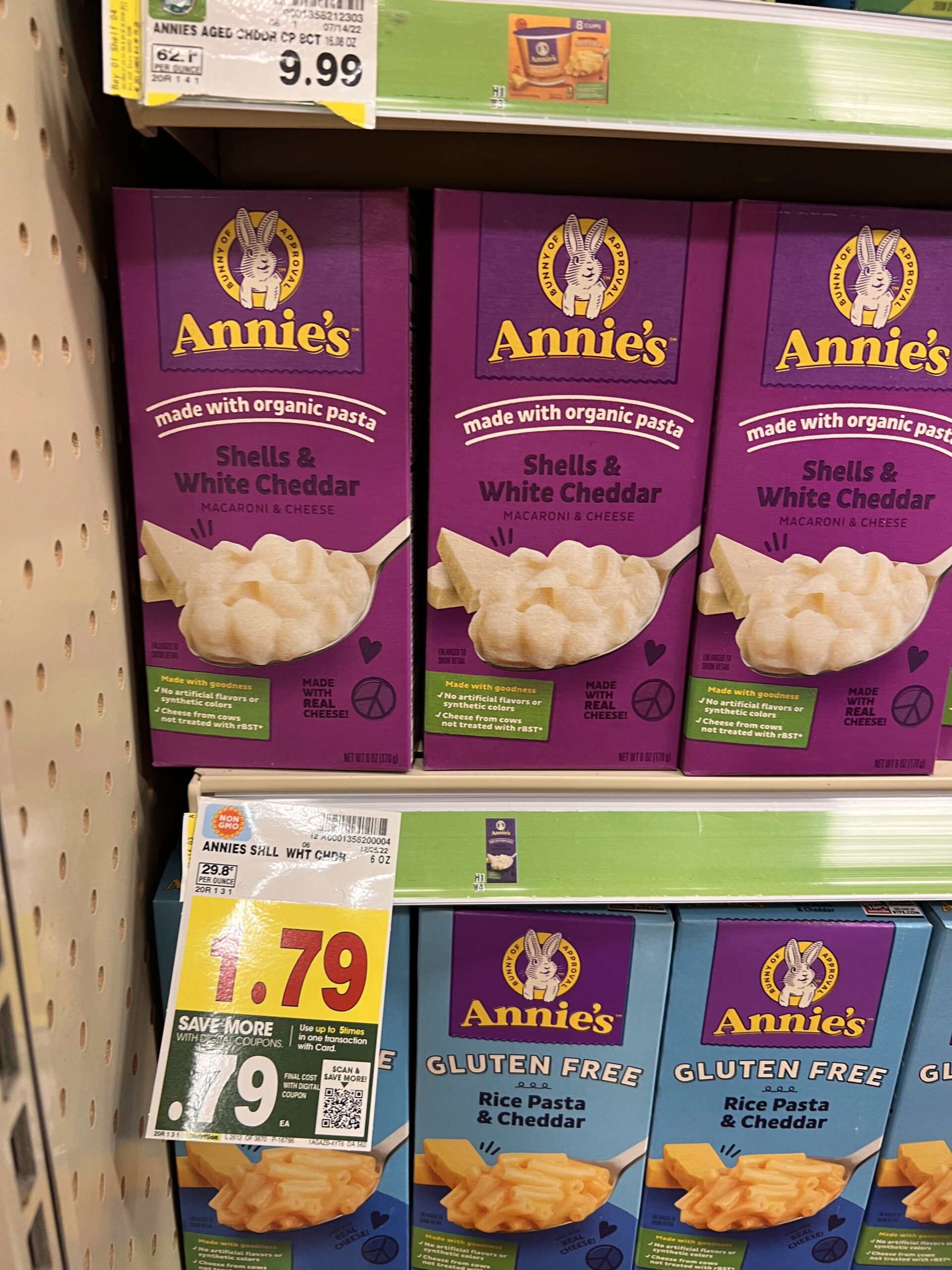 annie's mac $ cheese kroger shelf image 1