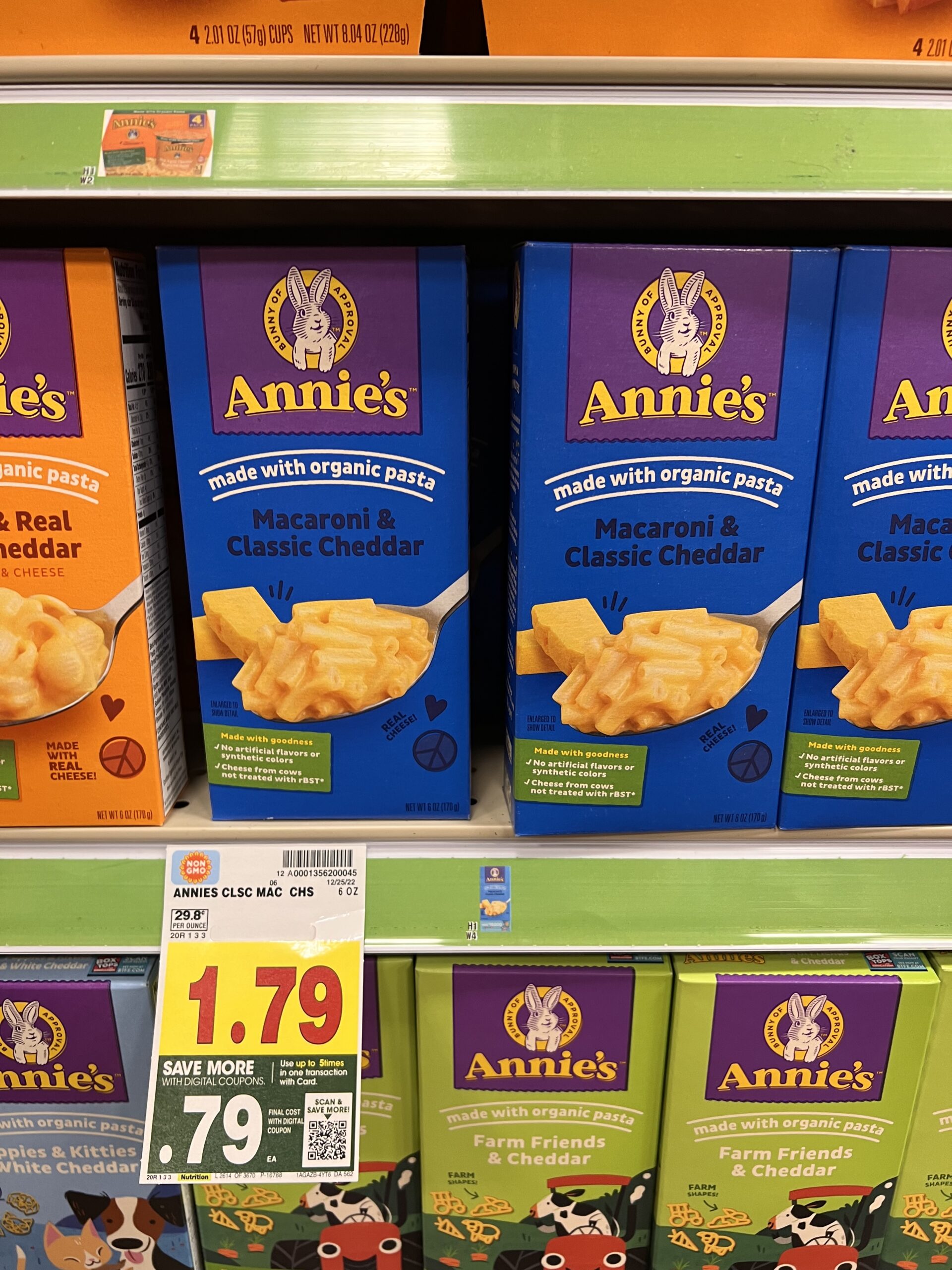 annie's mac $ cheese kroger shelf image 4