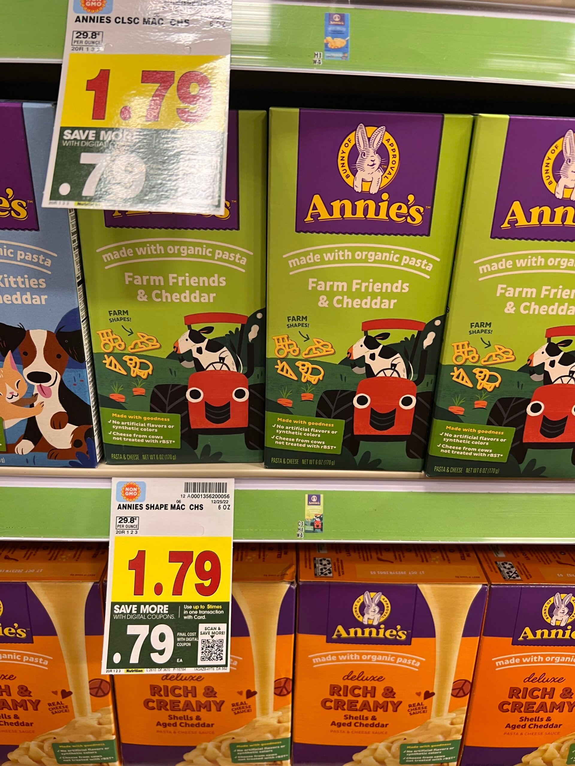 annie's mac $ cheese kroger shelf image 5