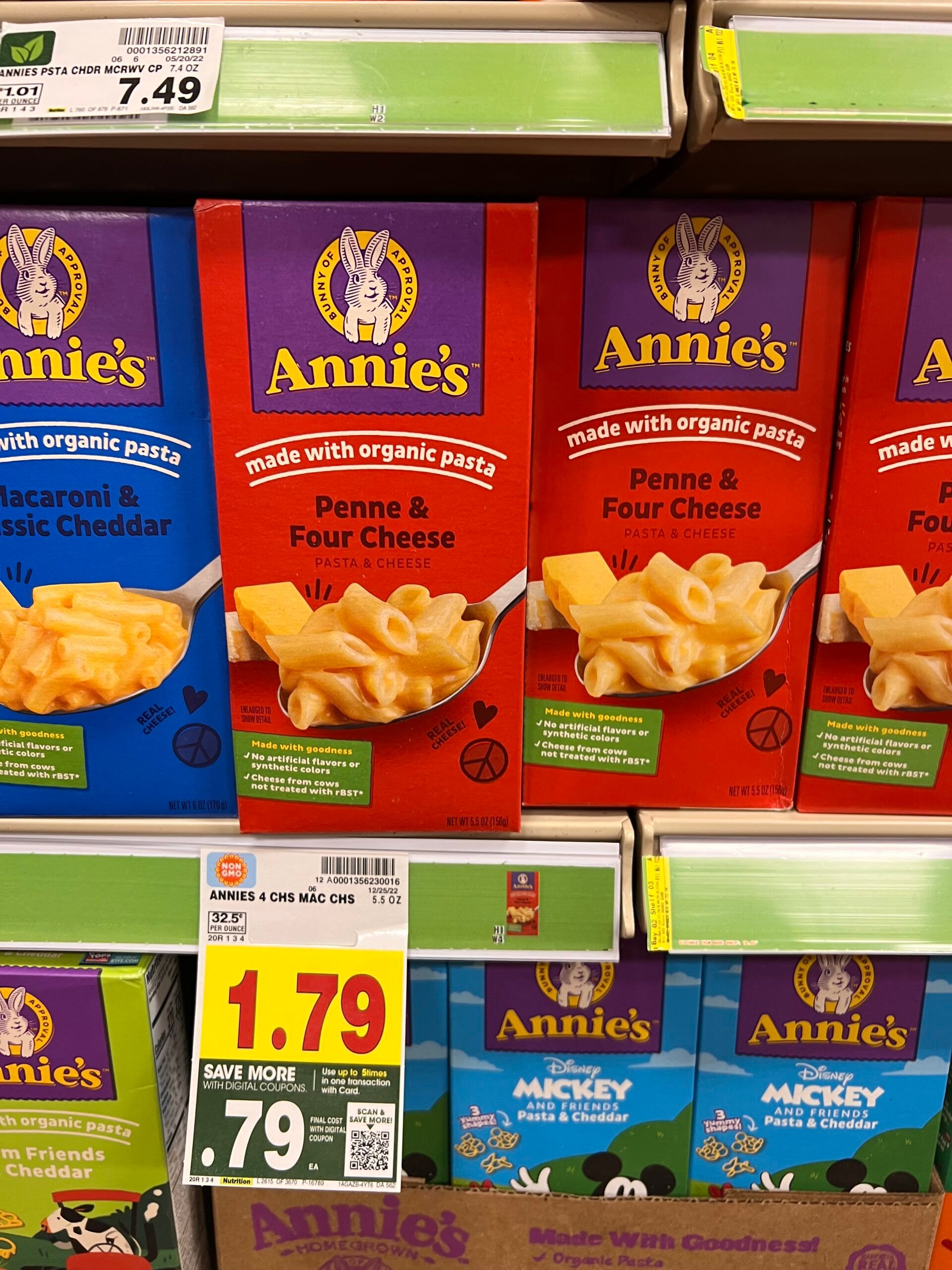 annie's mac $ cheese kroger shelf image 6