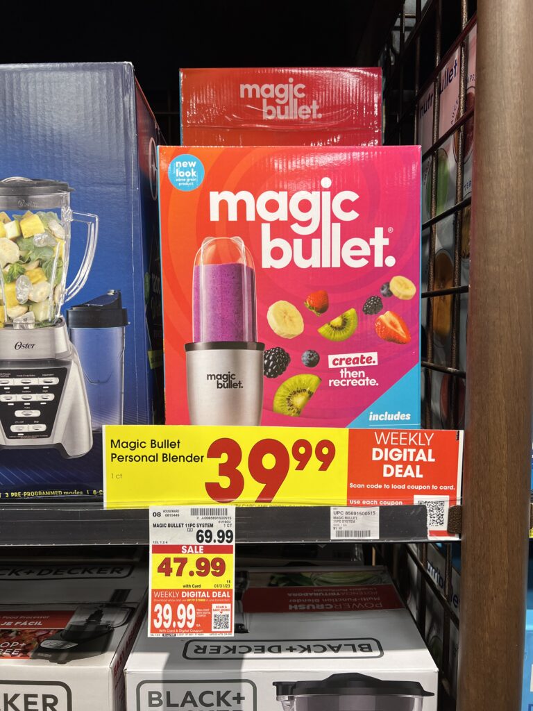 magic bullet kroger shelf image