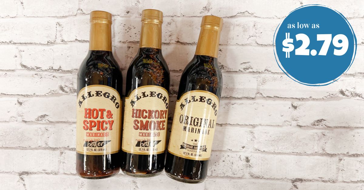 Allegro marinade as low as 2 79 kroger krazy