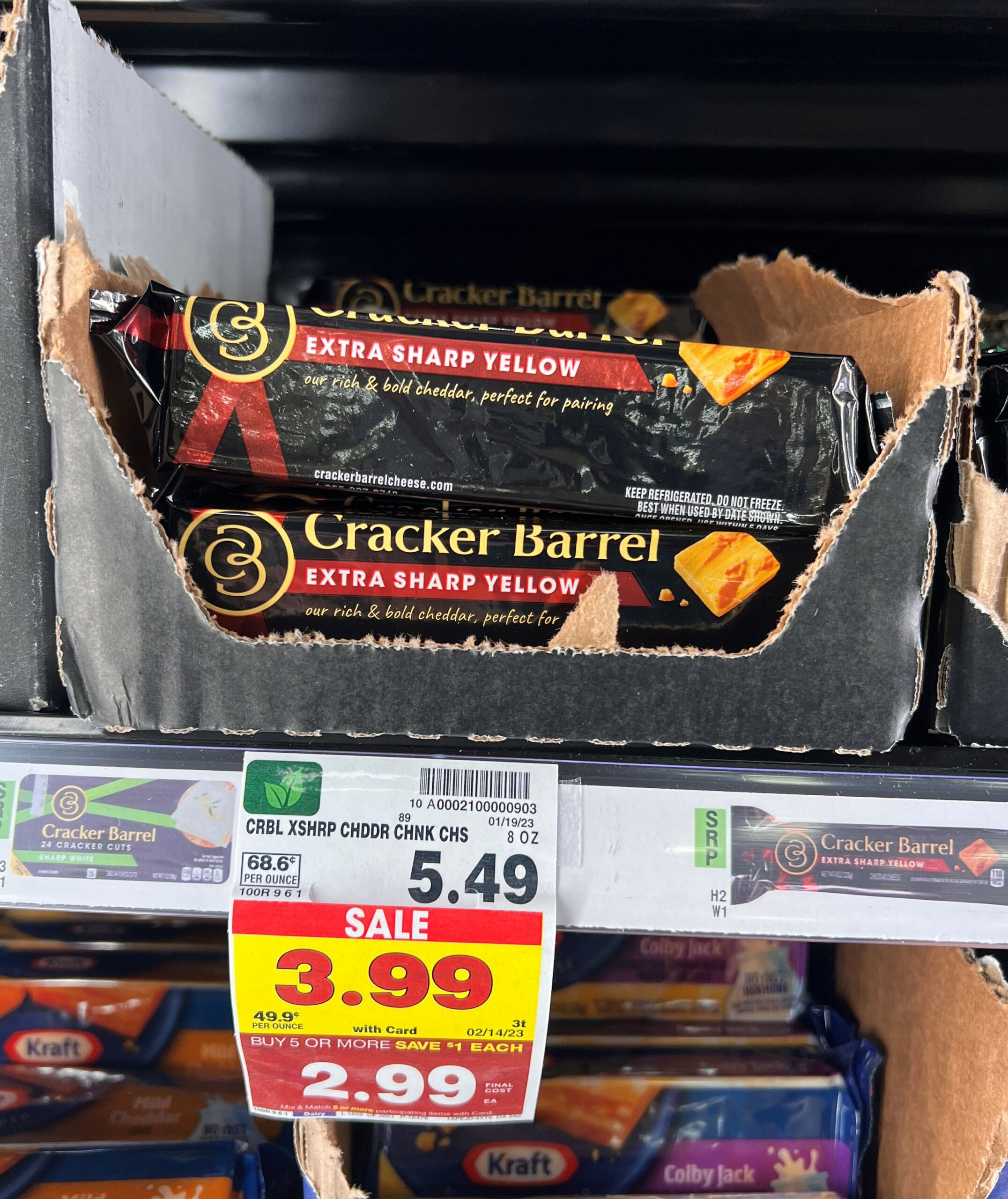 cracker barrel cheese kroger shelf image 3