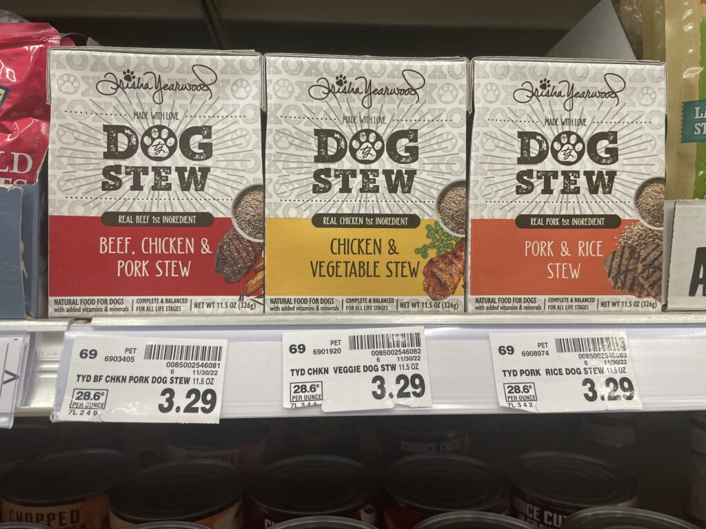 trisha yearwood dog stew kroger shelf image