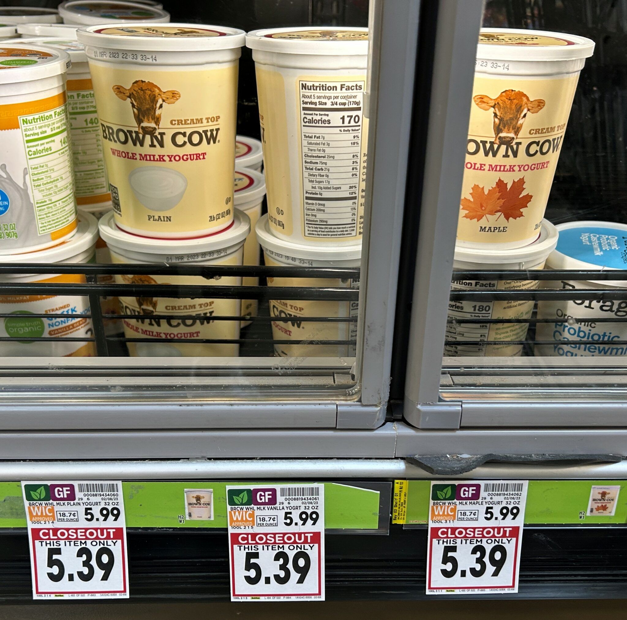 Brown cow yogurt as low as 3 39 kroger krazy