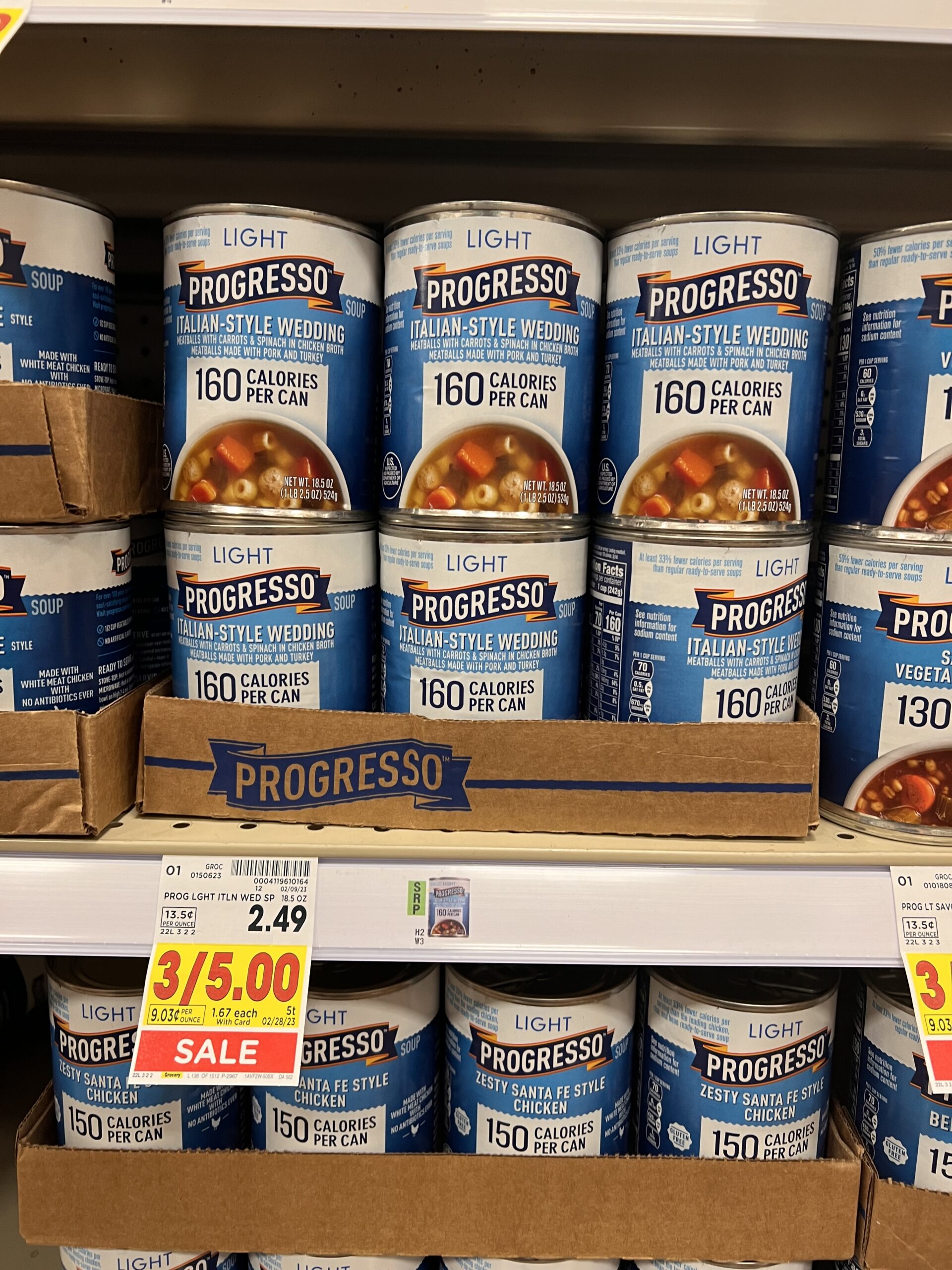 progresso soup kroger shelf image 8