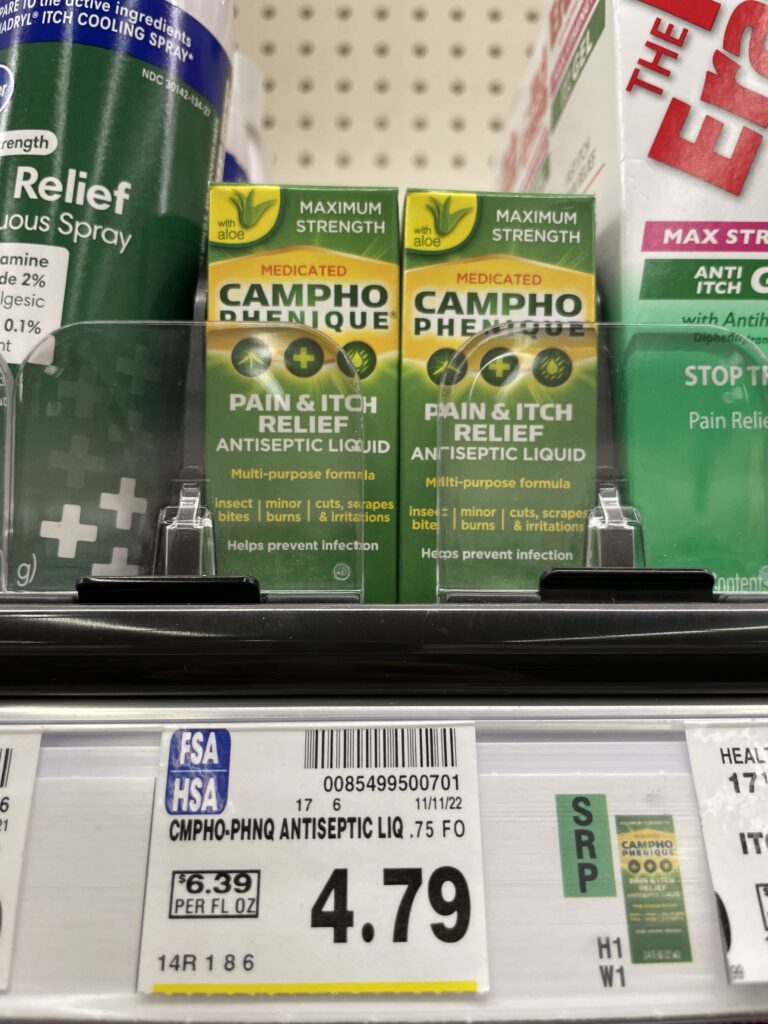 campho phenique kroger shelf image