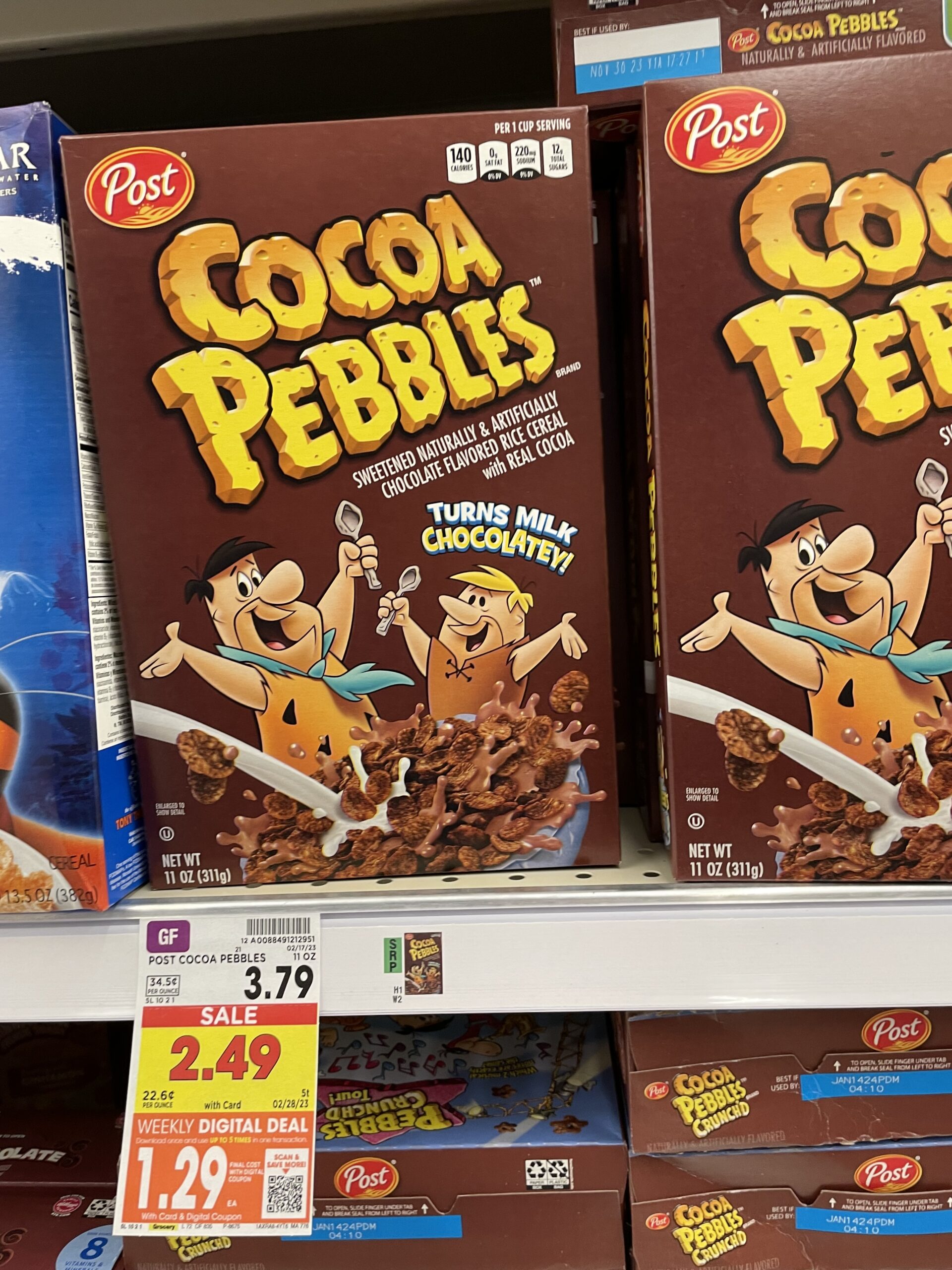 post cereal kroger shelf image 6