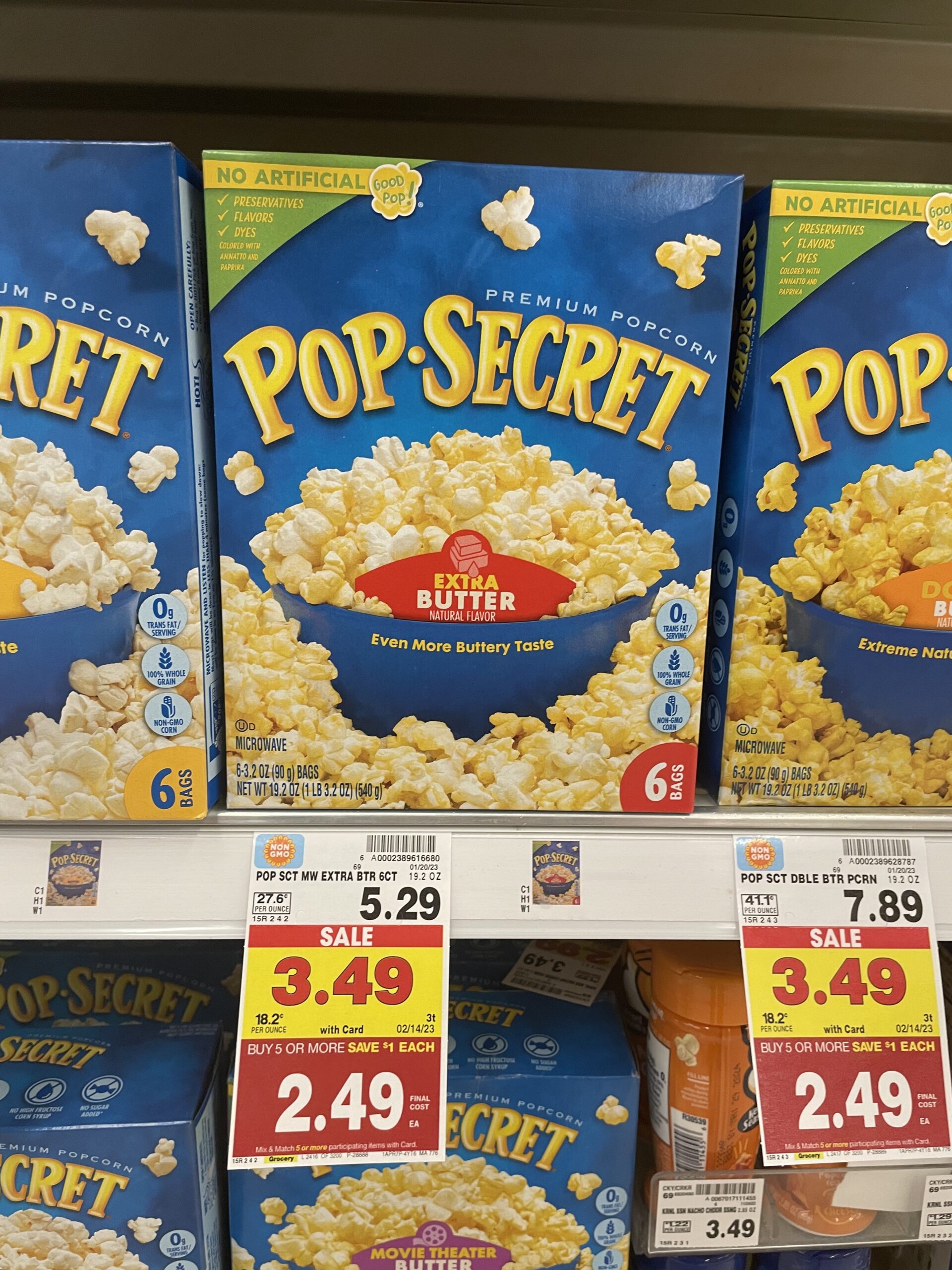 pop secret popcorn kroger shelf image 5