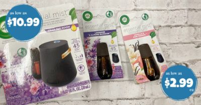 airwick essential mist starter kit and refills (1) kroger krazy