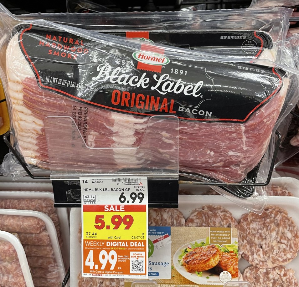 hormel bacon kroger shelf image
