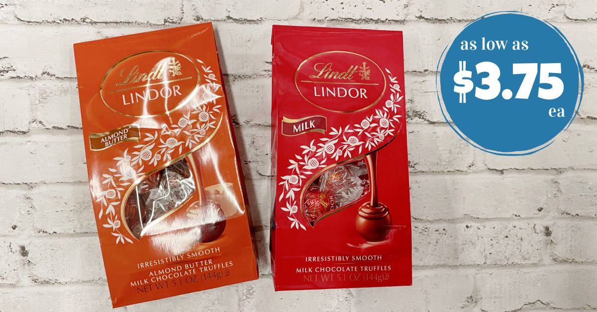Lindt Lindor Bags as low as $3.75! - Kroger Krazy