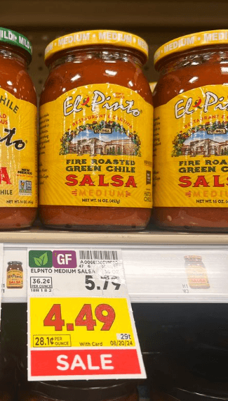 El Pinto Salsa Kroger Shelf IMage