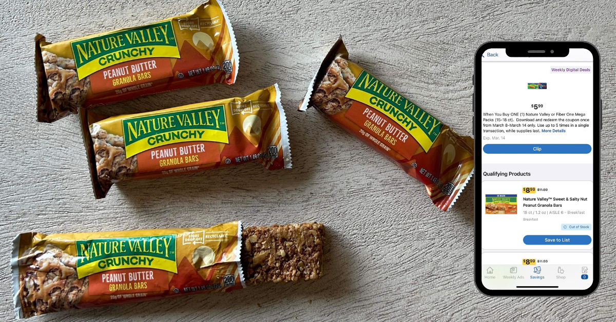 Nature Valley Sweet & Salty Nut Peanut Granola Bars