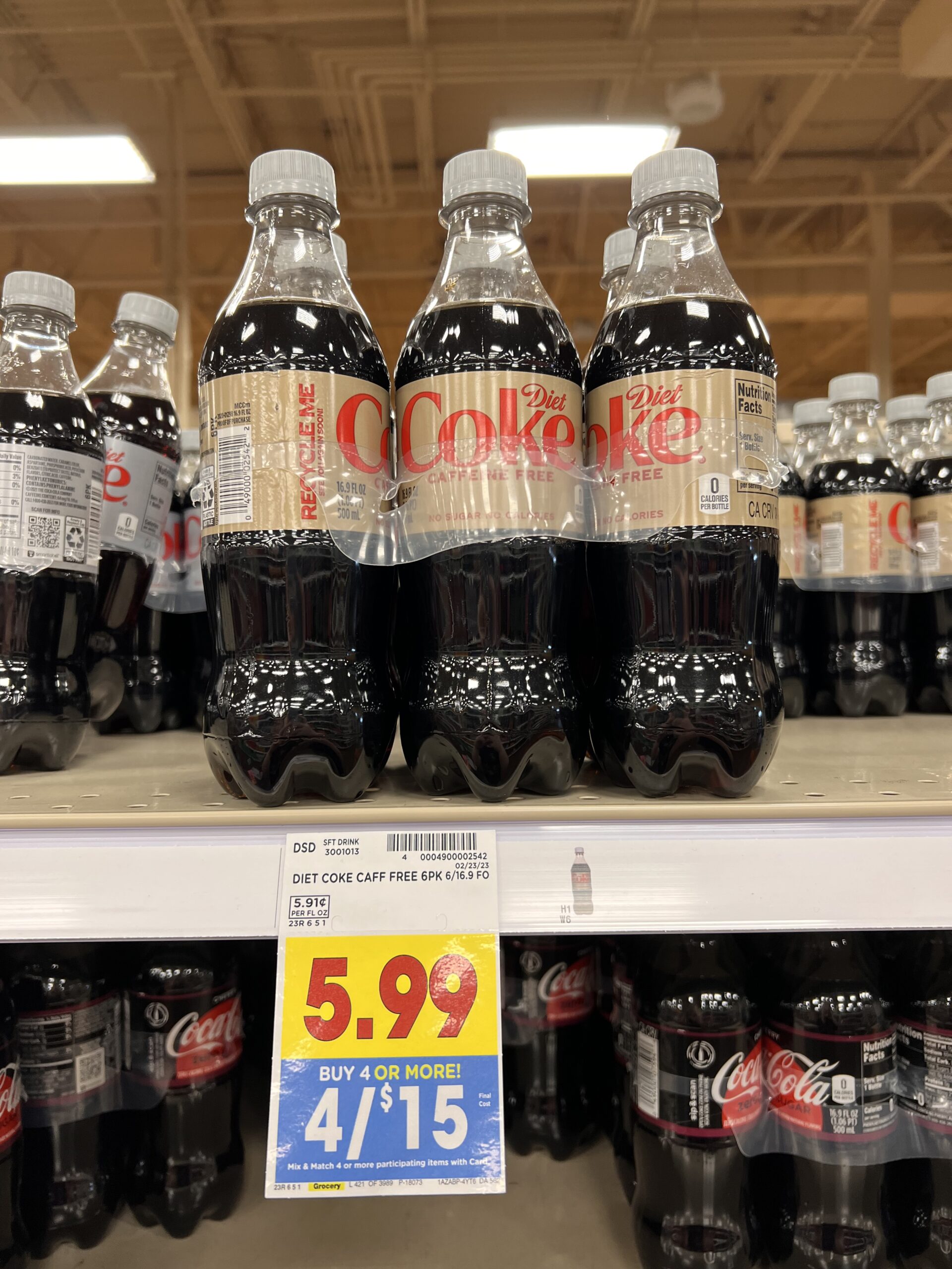 coca cola kroger shelf image 3
