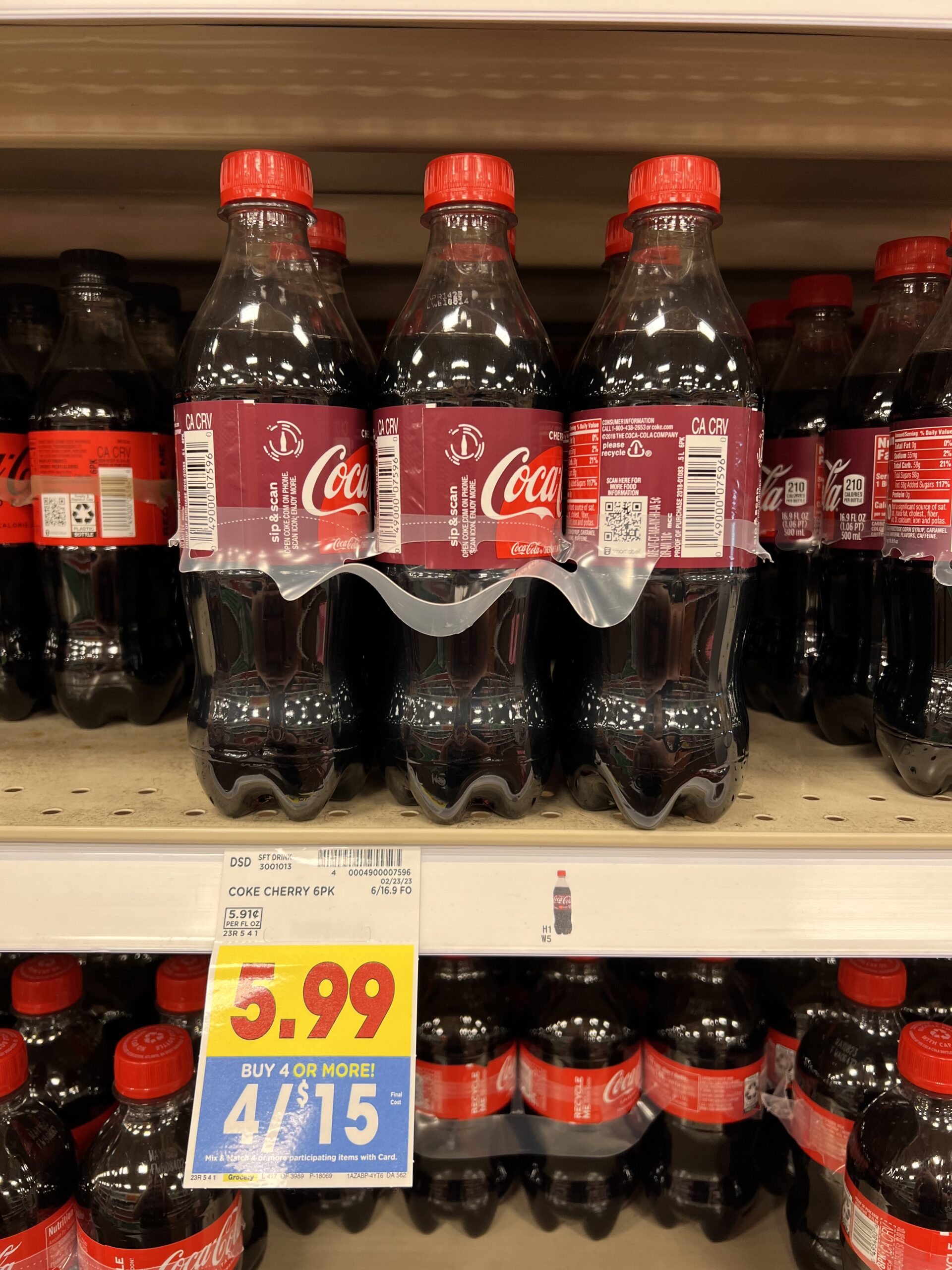 coca cola kroger shelf image 5