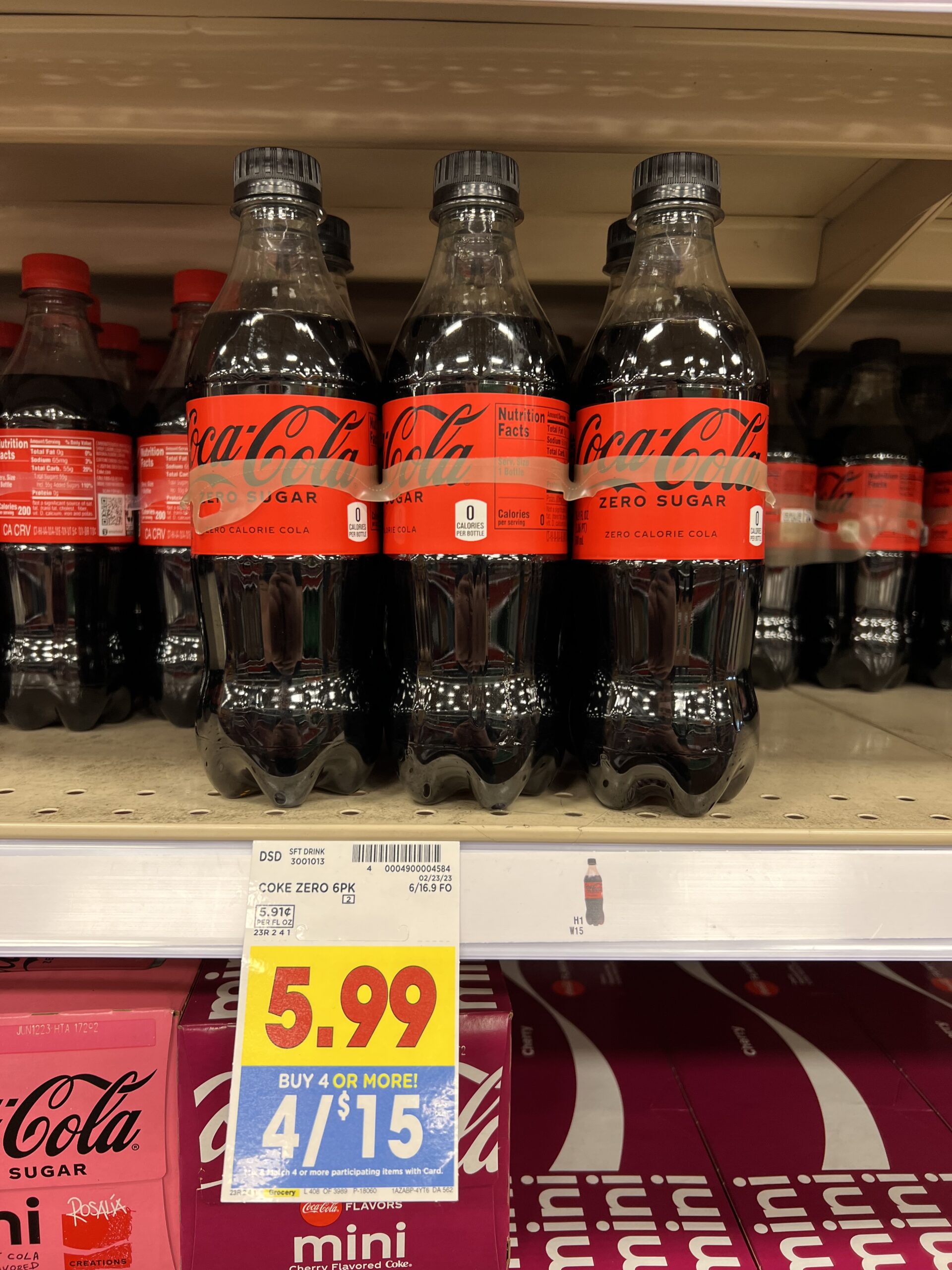 coca cola kroger shelf image 1