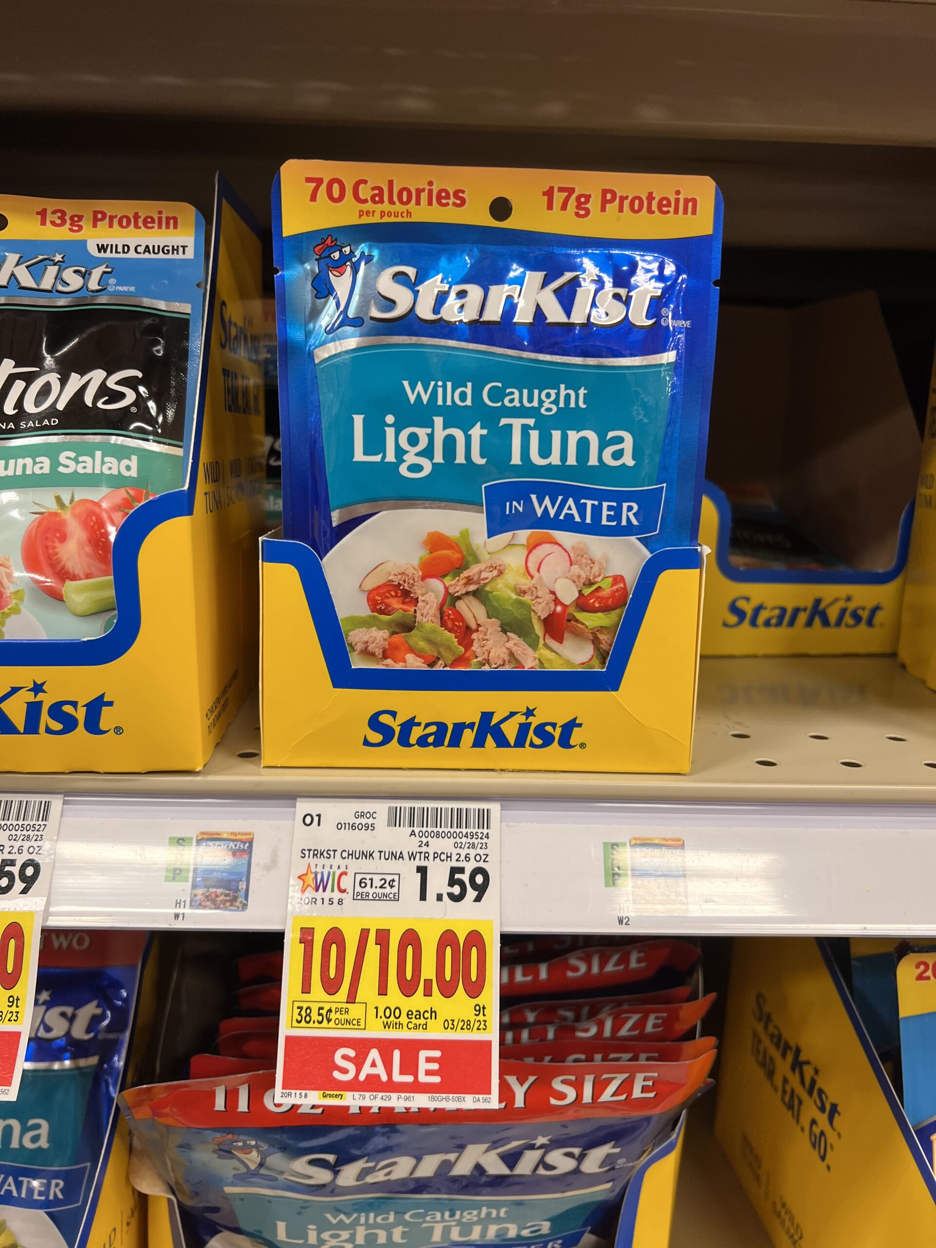 starkist tuna pouches kroger shelf image 6