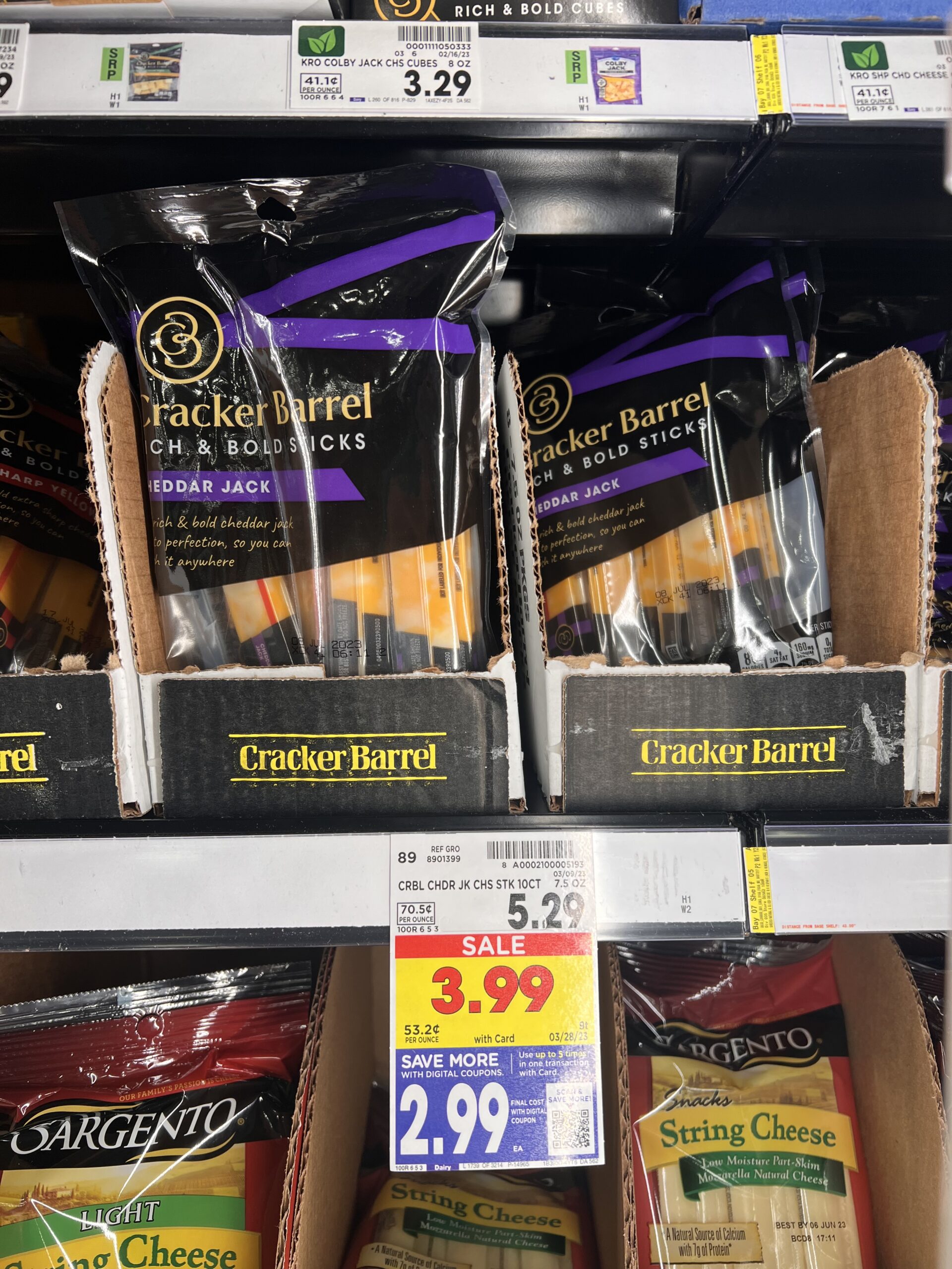cracker barrel cheese kroger shelf image 1