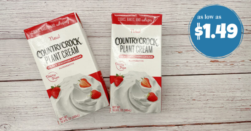 country crock plant based cream kroger krazy