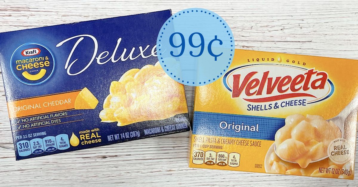 Velveeta &amp; Kraft Coupons | Macaroni (or shells) &amp; Cheese Dinners are as ...