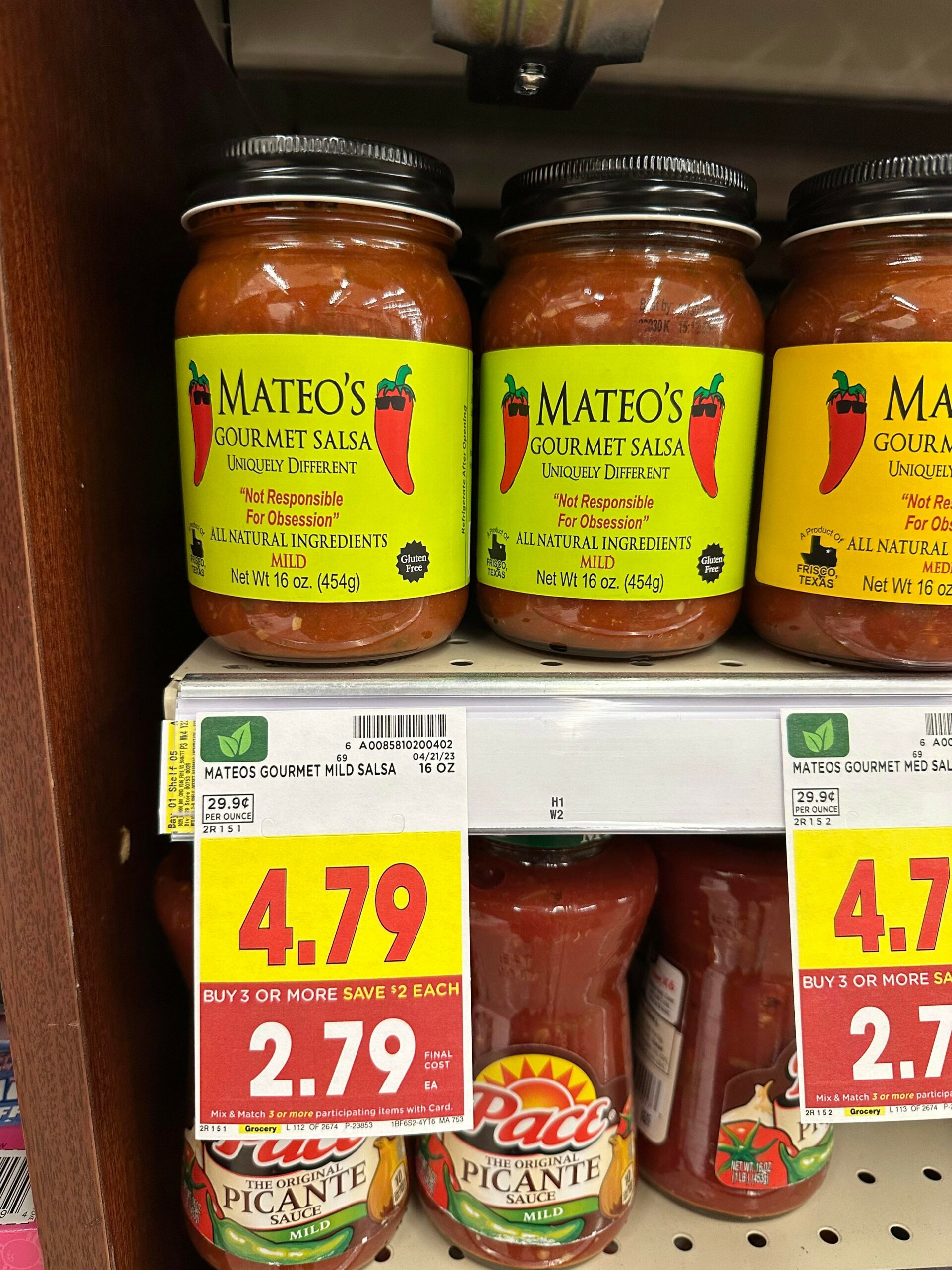 mateos salsa kroger shelf image 1
