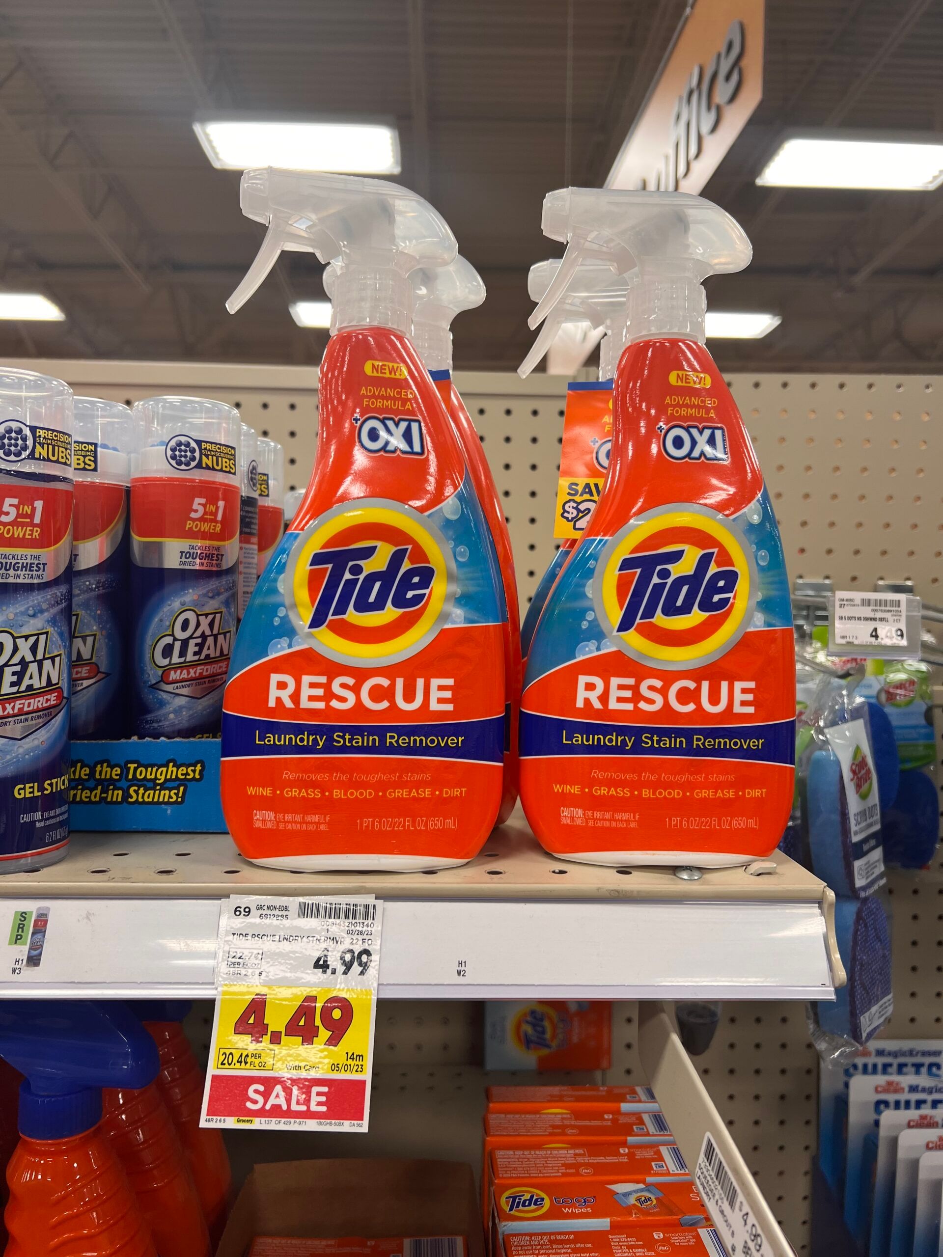 Tide Rescue Laundry Stain Remover as low as $2.49! - Kroger Krazy