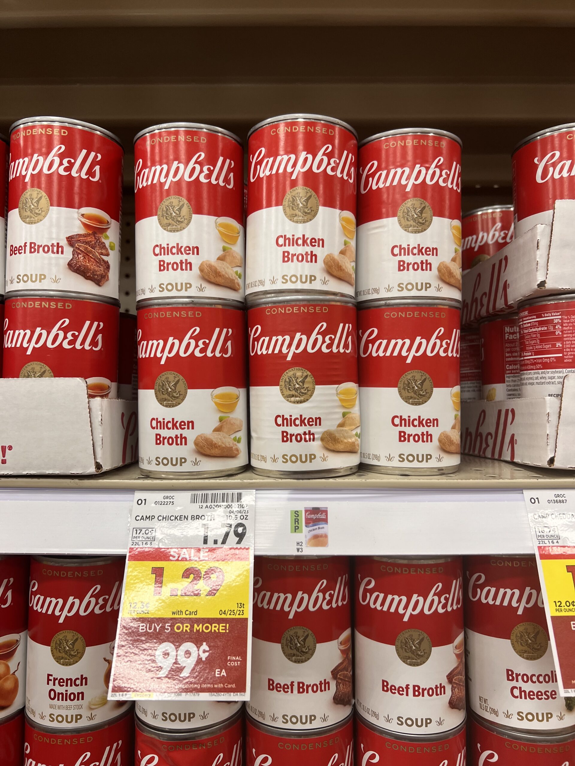 campbell's soup kroger shelf image 1