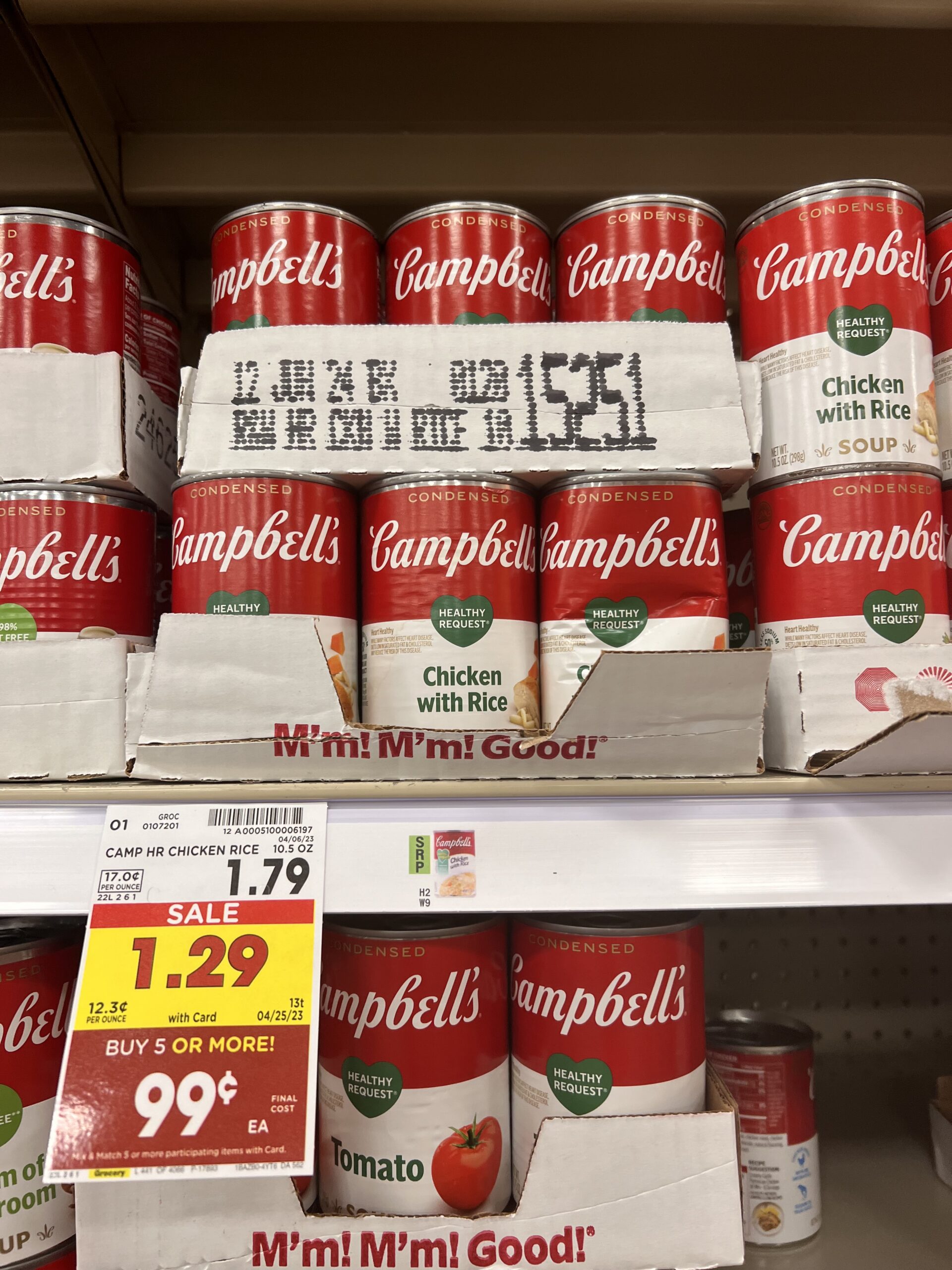 campbell's soup kroger shelf image 4