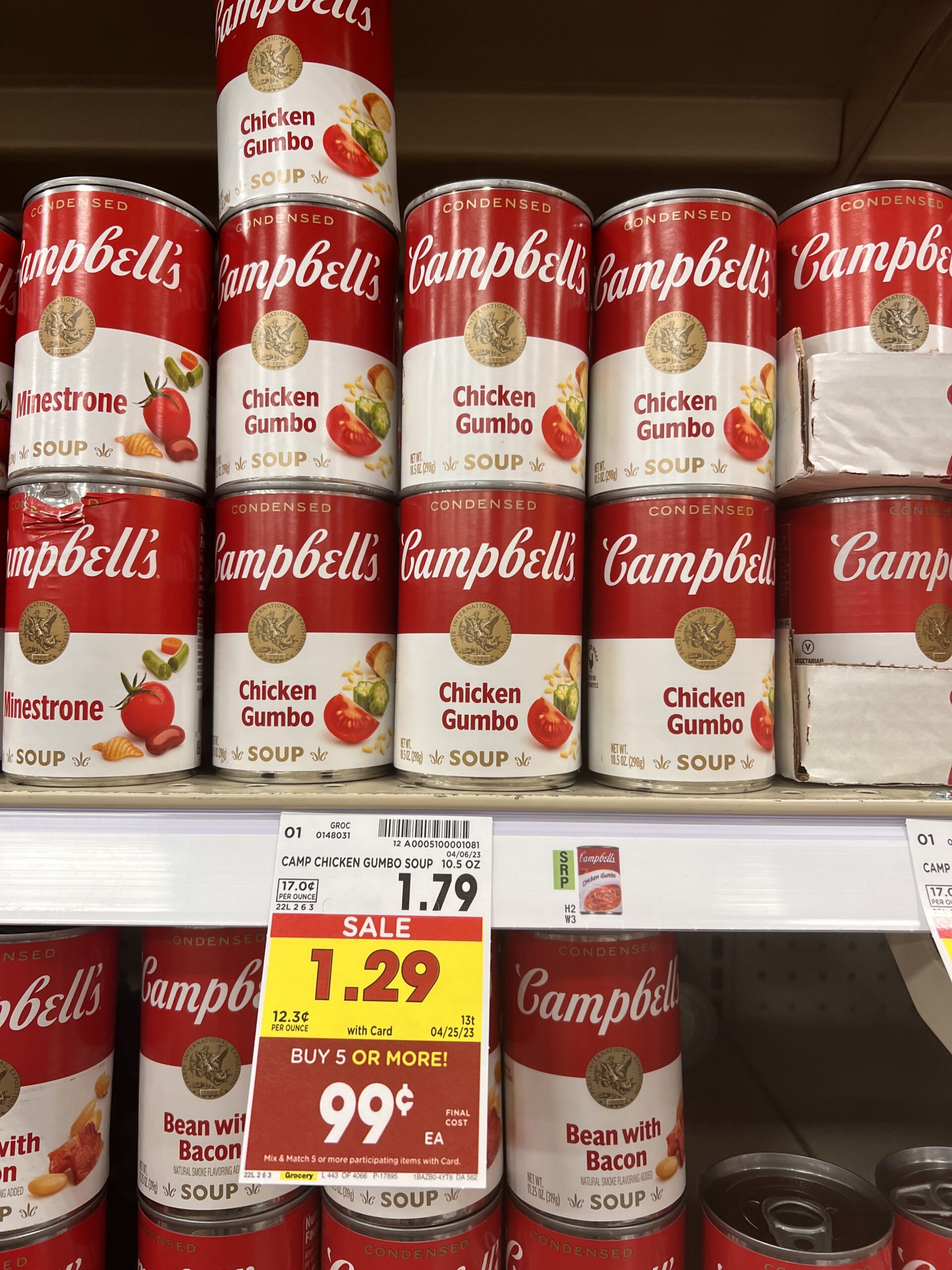 campbell's soup kroger shelf image 6